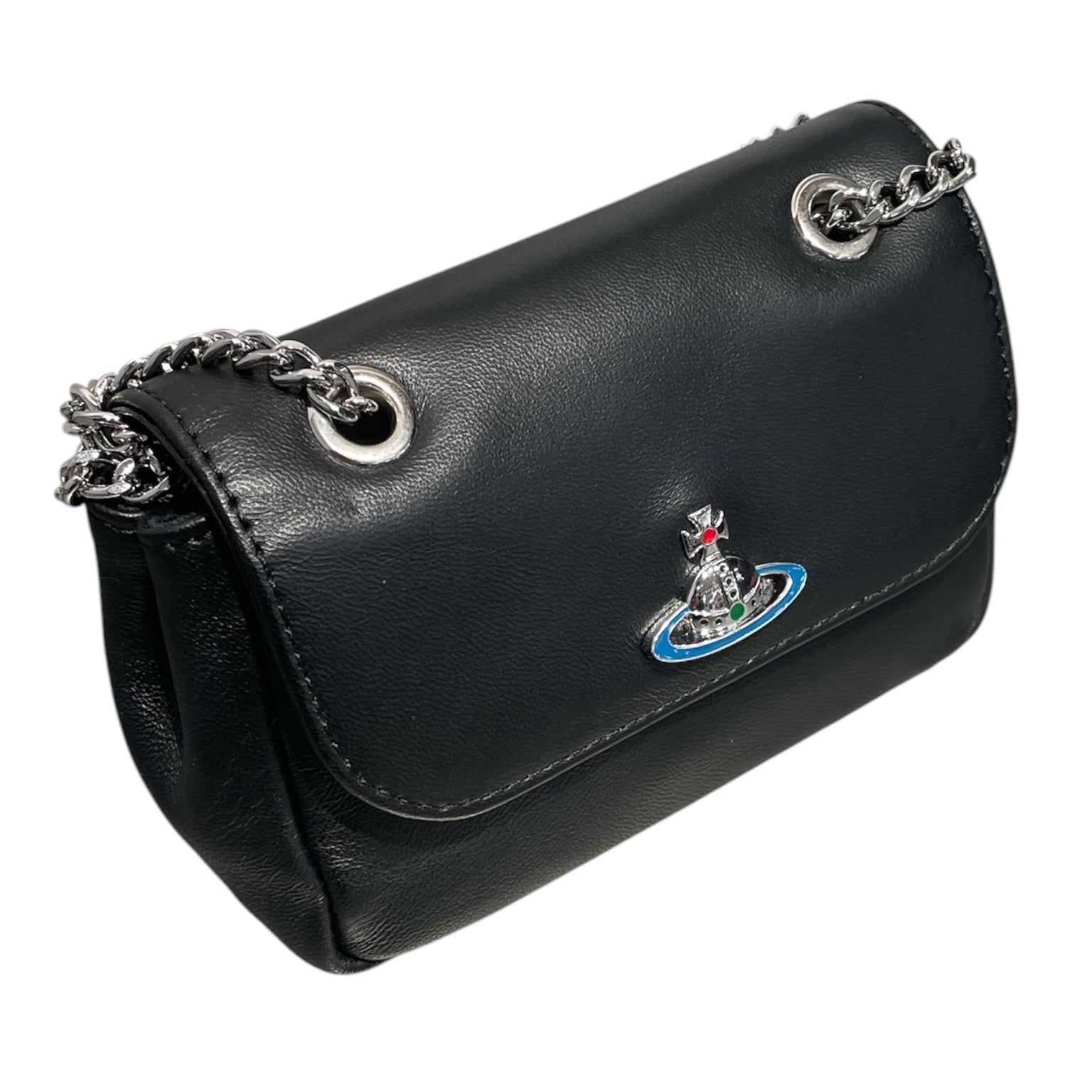Vivienne Westwood/Pouch/Leather/BLK/VIVIENNE WESTWOOD SMALL PURSE view 6