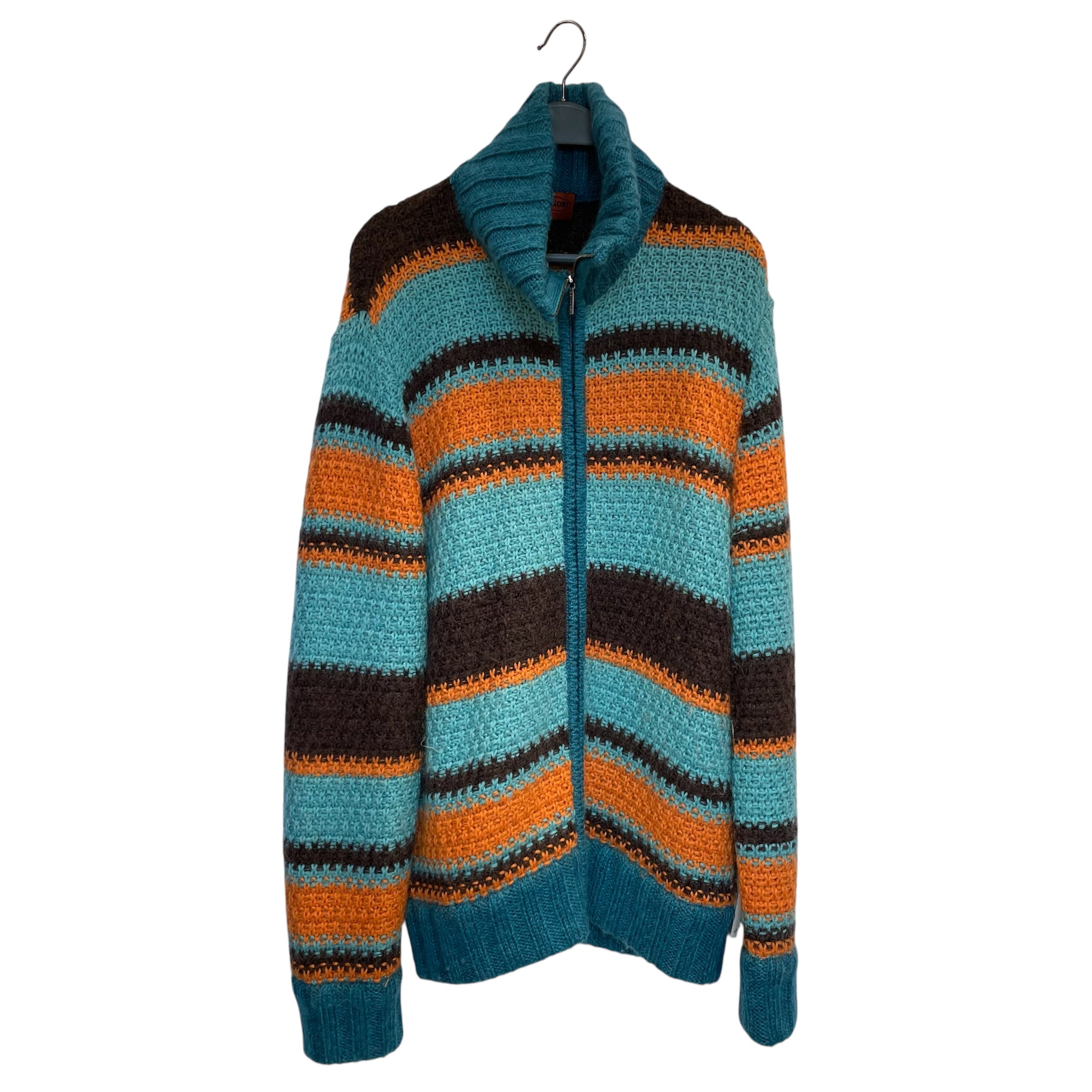 MISSONI/Sweater/XL/Stripe/Wool/MLT/org/blu/brwn view 1
