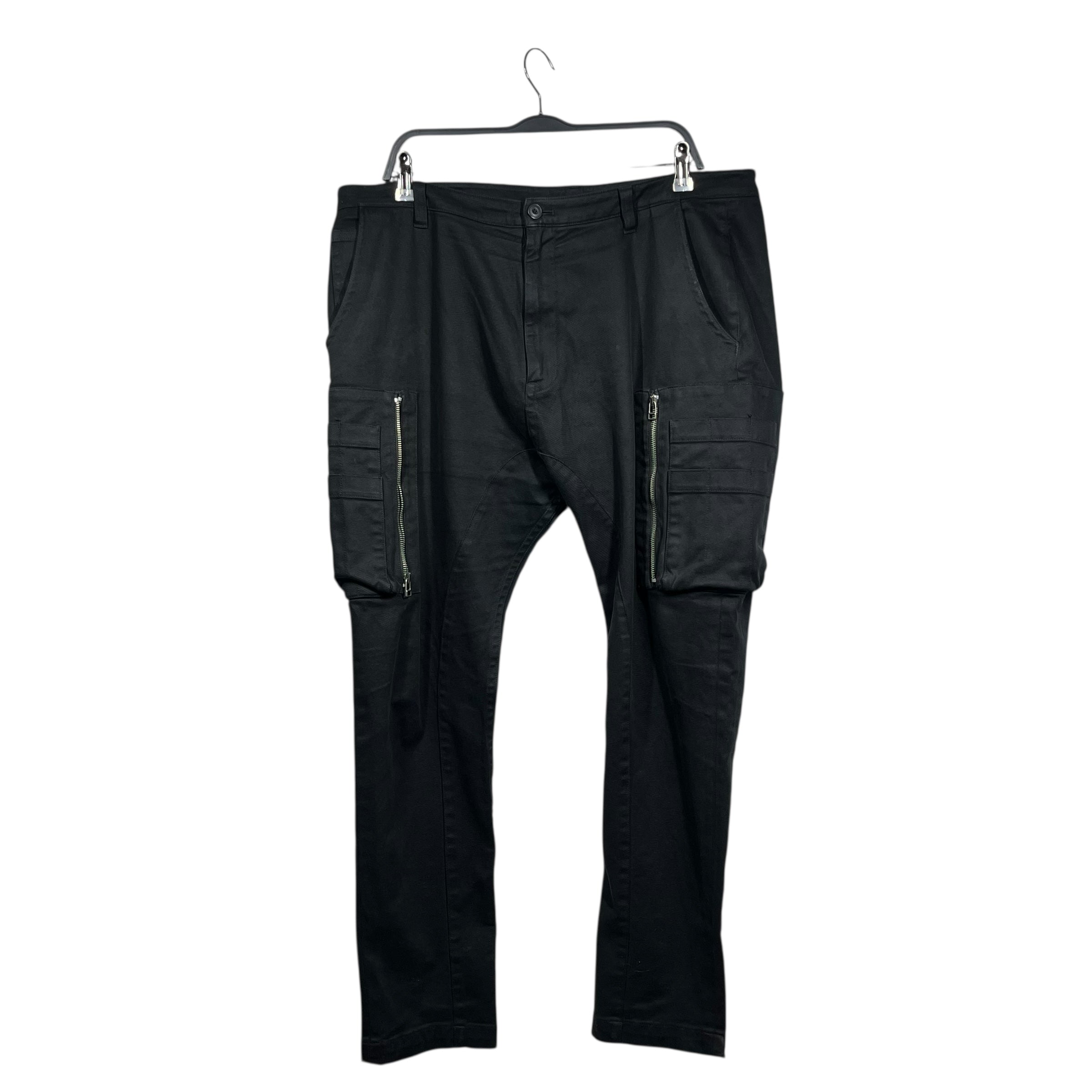Helmut Lang/Cargo Pants/36/Cotton/BLK/ZIPPER CARGOS view 1