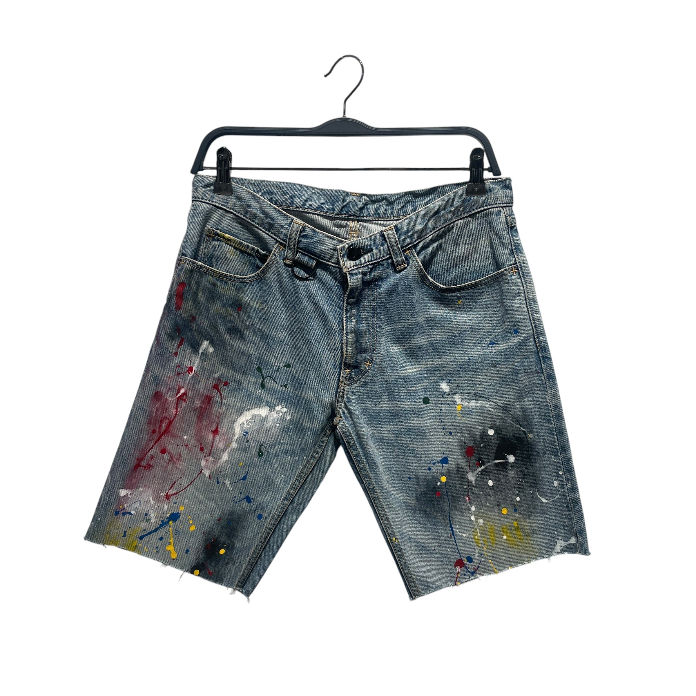 NUMBER (N)INE/Shorts/30/Denim/BLU/All Over Print/ view 1
