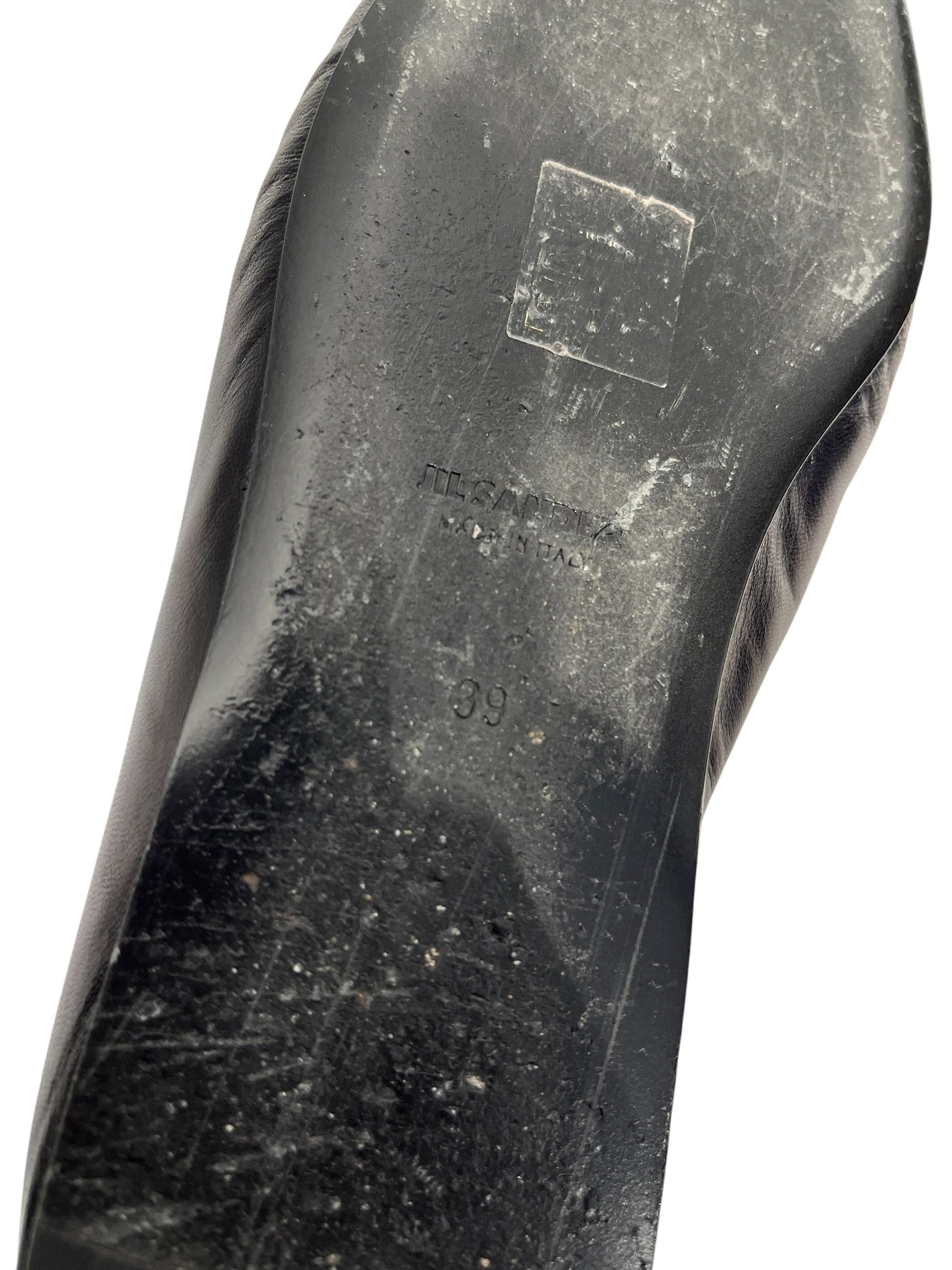 JIL SANDER/Flat Shoes/US 6/Leather/BLK/ view 4