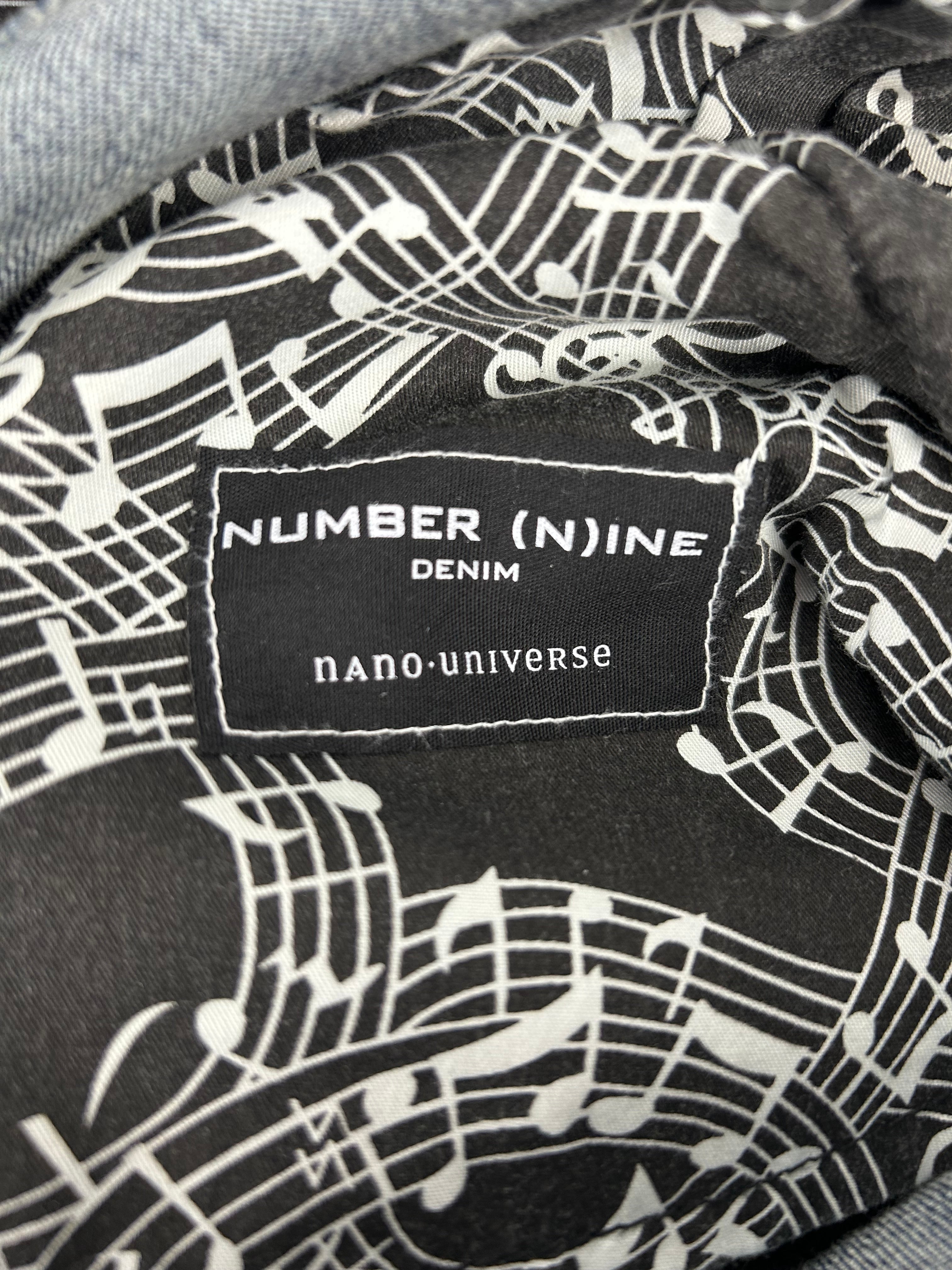 NUMBER (N)INE/Straight Pants/M/Cotton/BLU/03-6666-4321 view 3