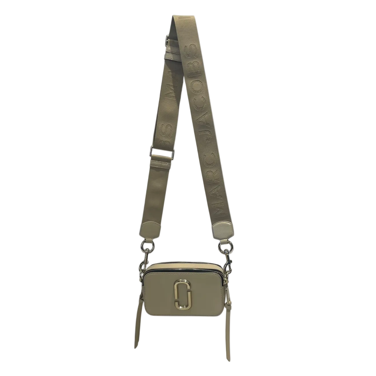 MARC BY MARC JACOBS/Cross Body Bag/Leather/BEG/Snapshot Logo Crossbody view 1
