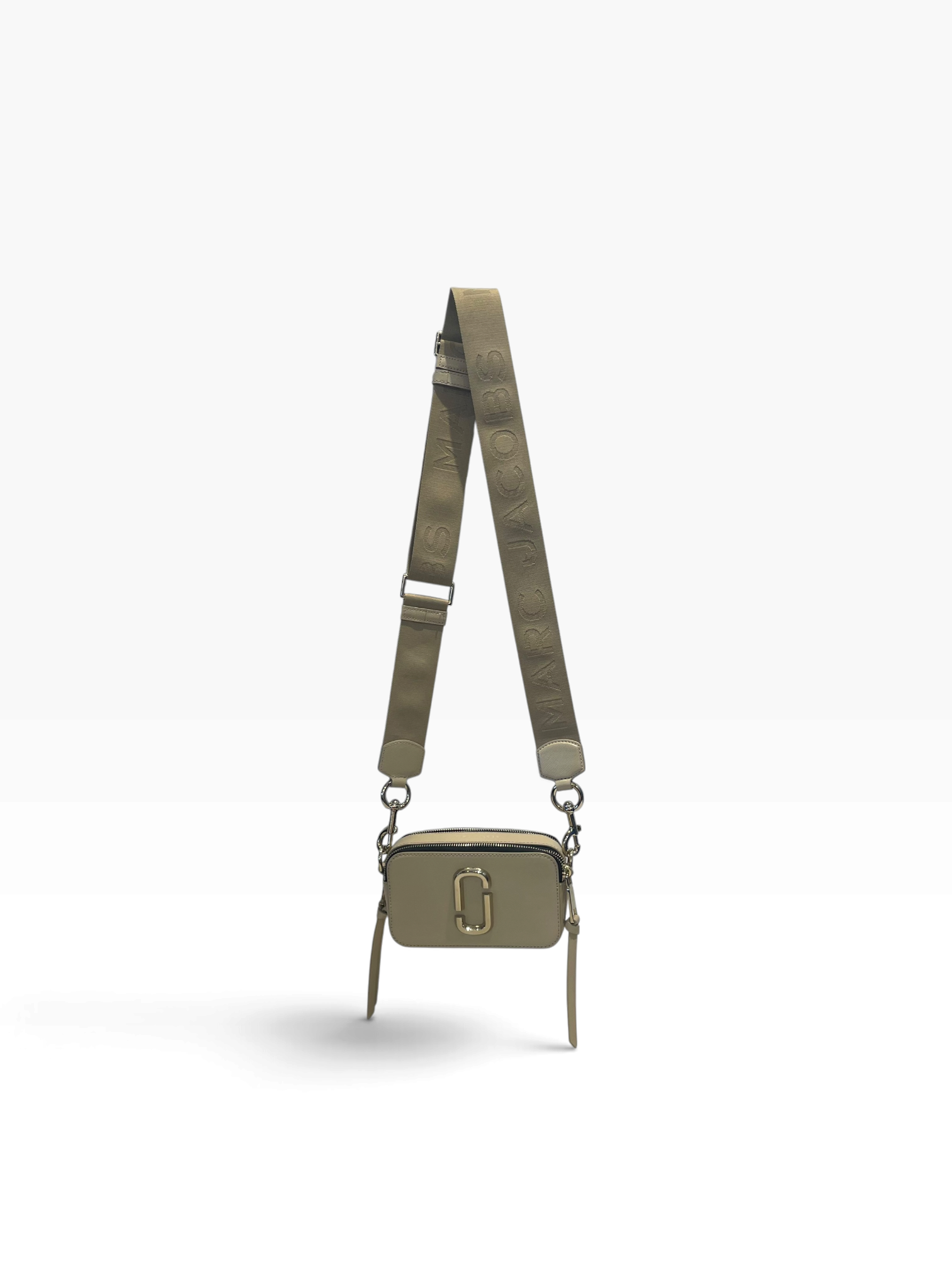 MARC BY MARC JACOBS/Cross Body Bag/Leather/BEG/Snapshot Logo Crossbody view 1