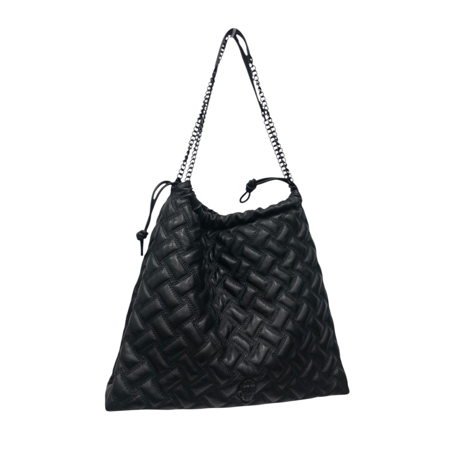 Kurt Geiger/Tote Bag/Leather/BLK/KENSINGTON DRAWSTRING TOTE view 1