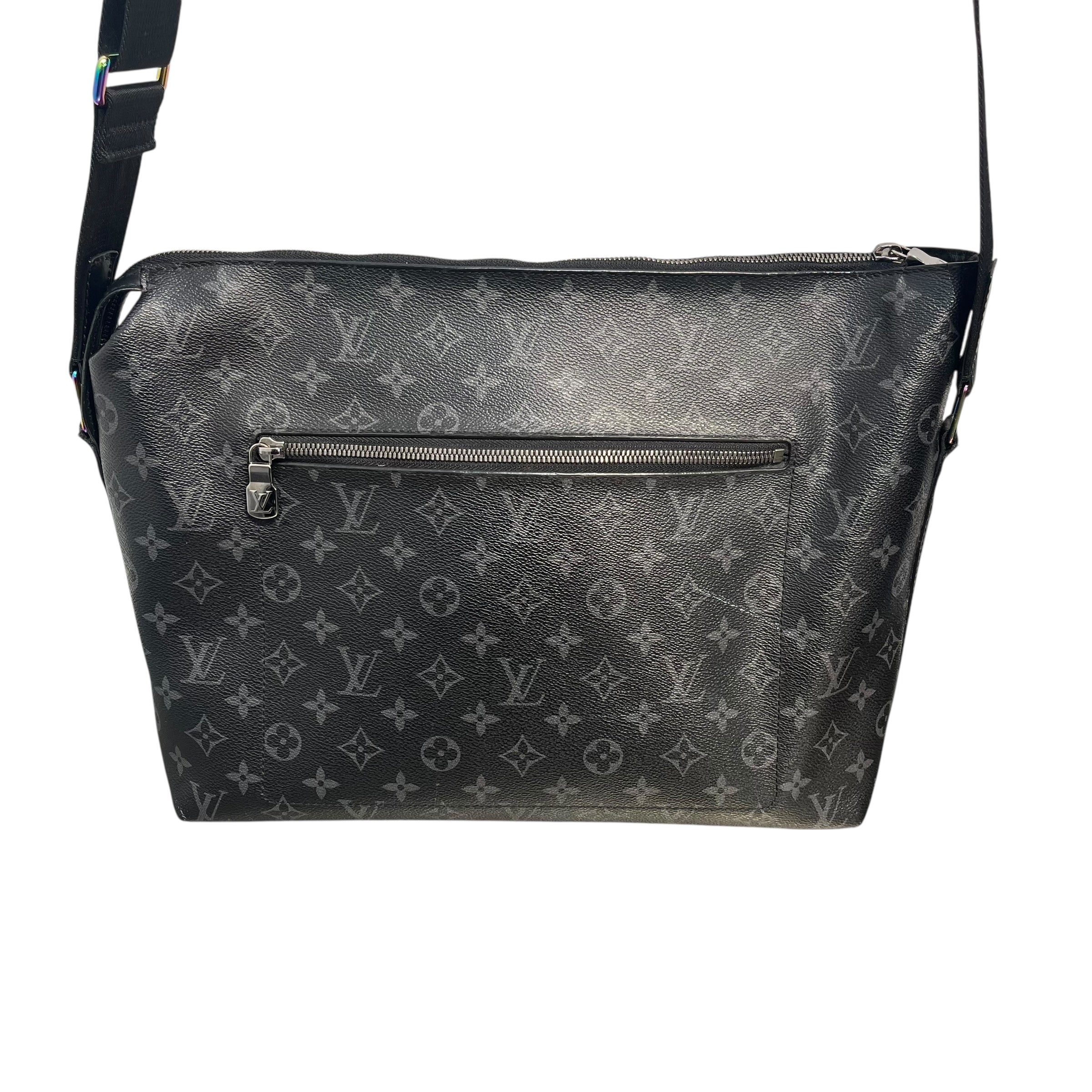LOUIS VUITTON/FRAGMENT/Bag/FREE/Monogram/Leather/BLK/IRIDESCENT HRDWRE MESSENGER view 4