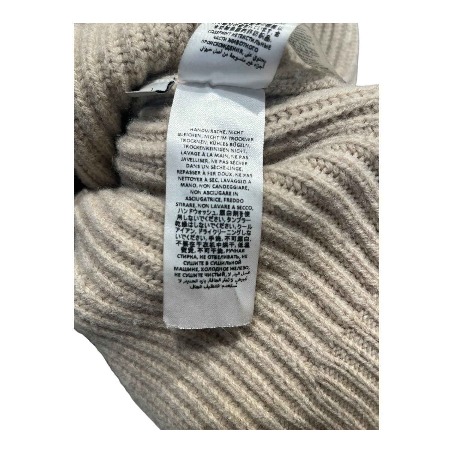 JW ANDERSON(J.W.ANDERSON)/Knitted Vest/L/Graphic/Cotton/BEG/APPLE GRAPHIC view 4