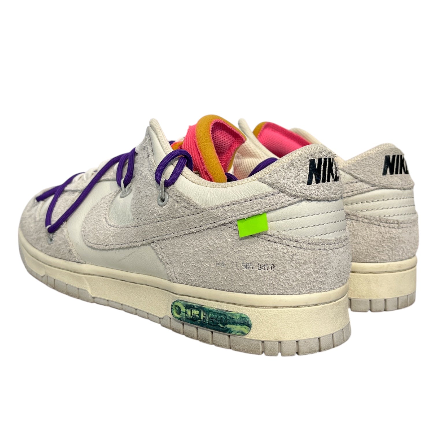 NIKE/OFF-WHITE/Low-Sneakers/US 9/Suede/GRY/DUNK LOW LOT 15 OF 50 view 2