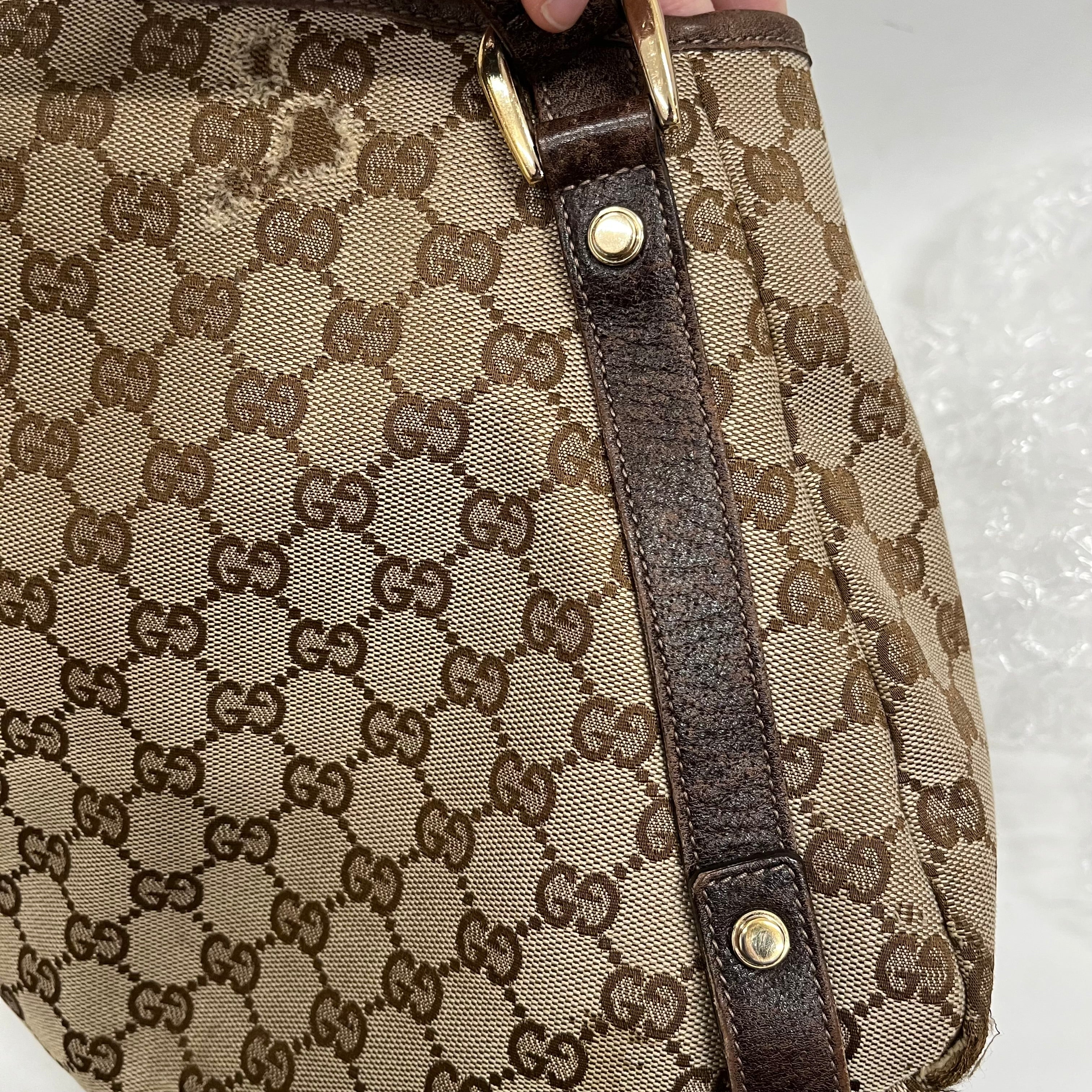 GUCCI/Hand Bag/Monogram/Cotton/BEG/ABBEY view 14