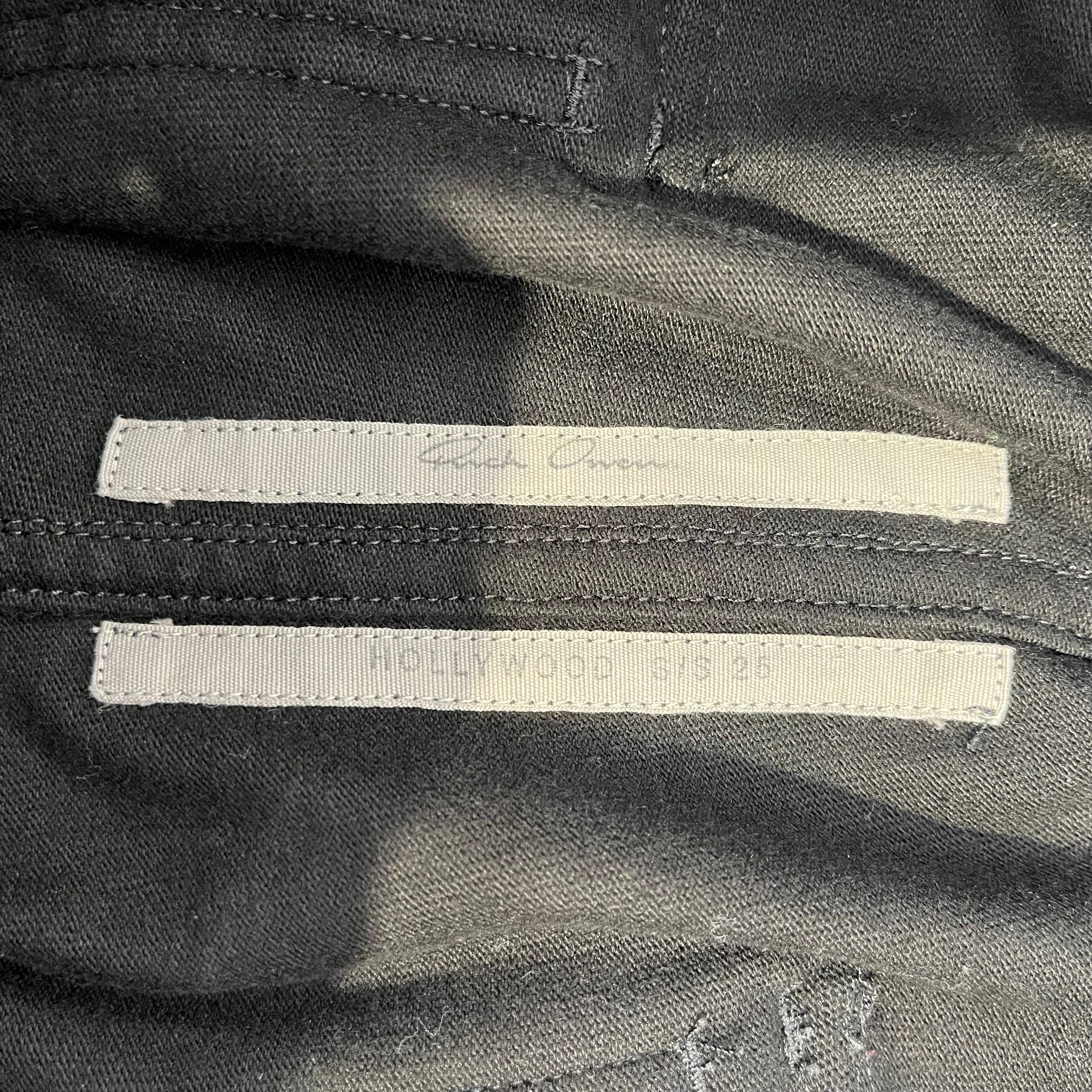 Rick Owens/Pants/9/Cotton/BLK/mastodon megacargo view 3