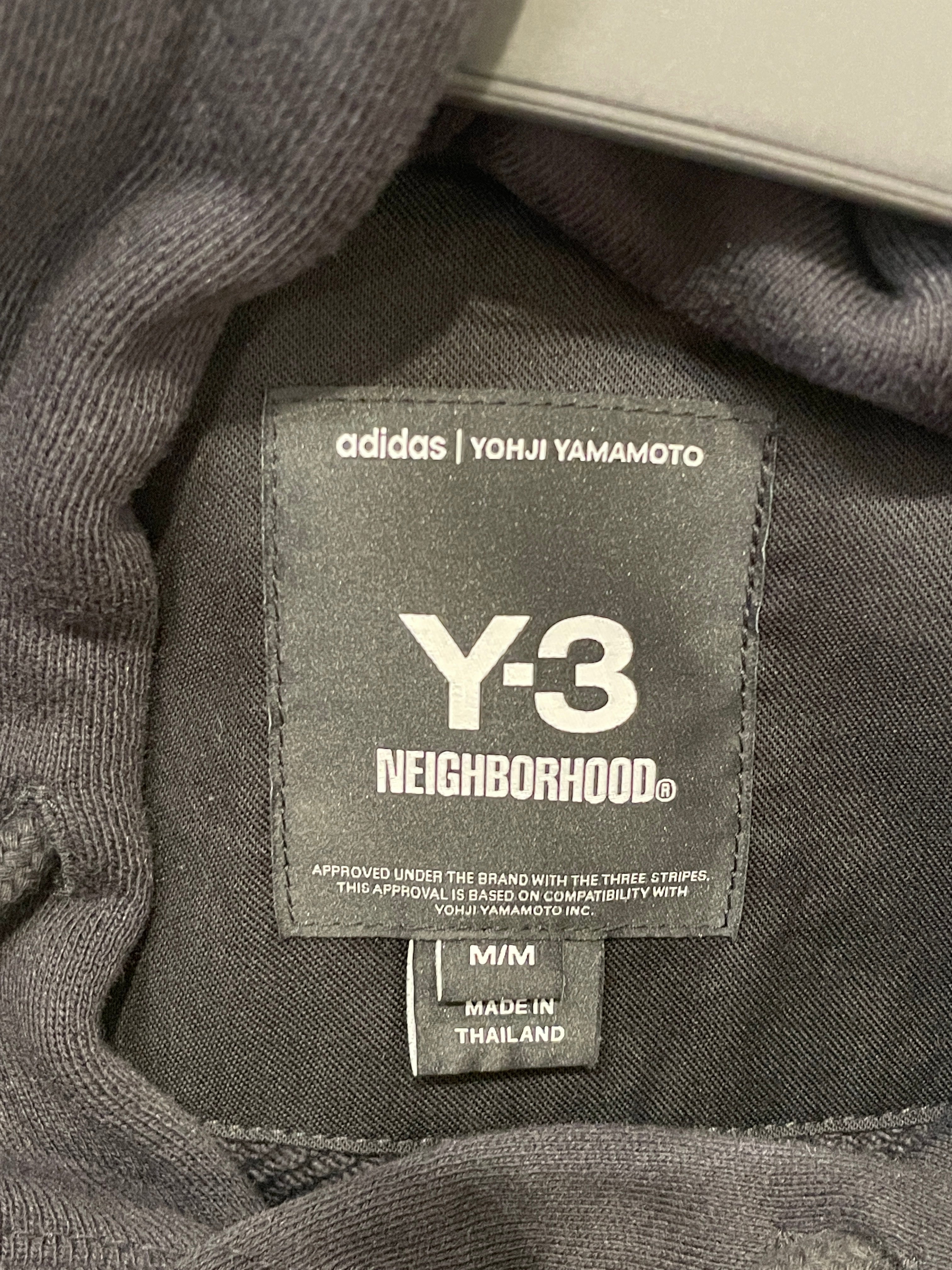 Y-3/NEIGHBORHOOD/Hoodie/M/Cotton/BLK/Y-3-N view 4
