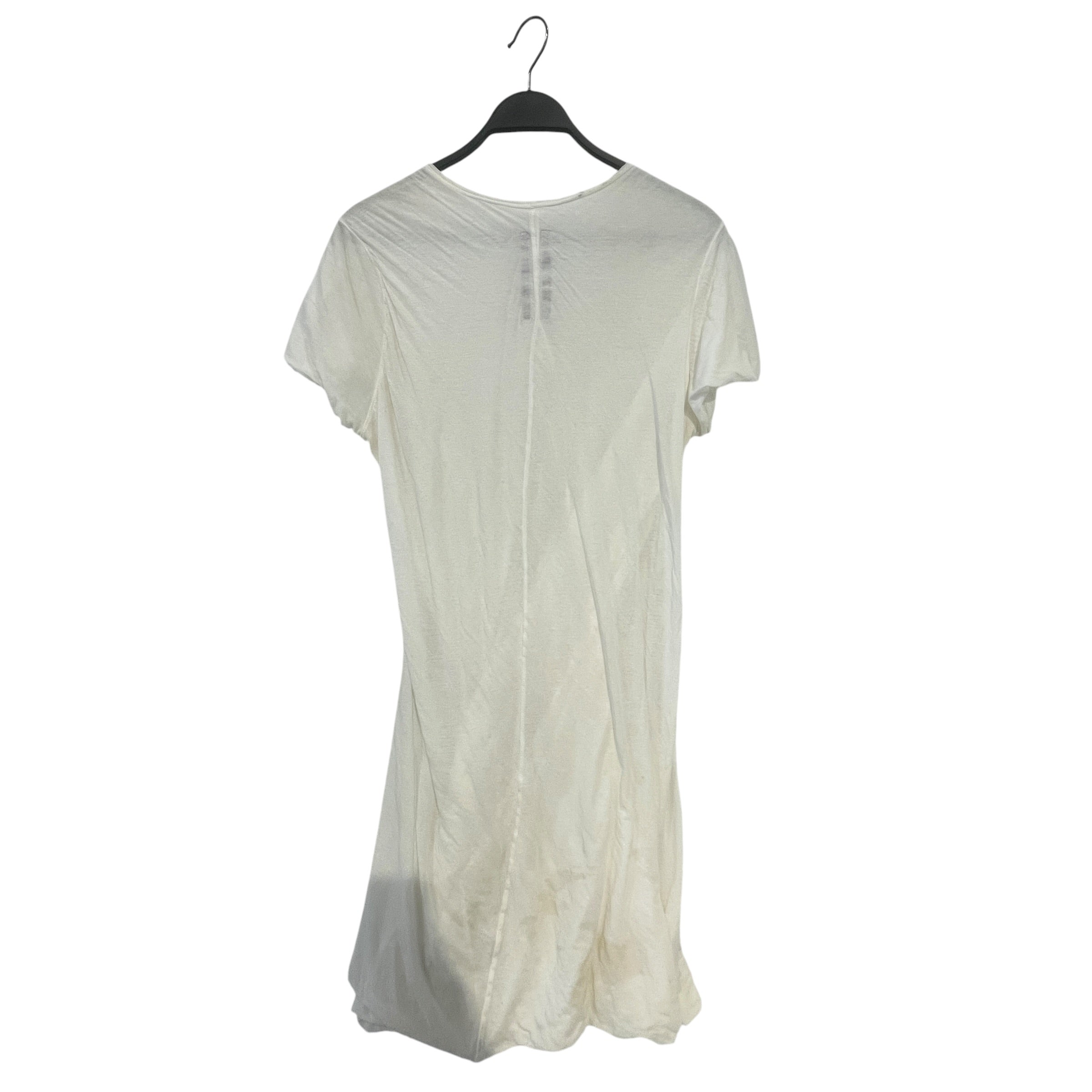 Rick Owens/T-Shirt/L/Cotton/WHT/long t shirt dress l view 2