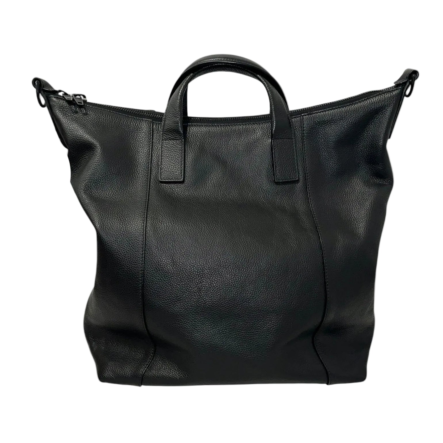 BALENCIAGA/Bag/Leather/BLK/HOURGLASS CARRRYALL BAG view 2