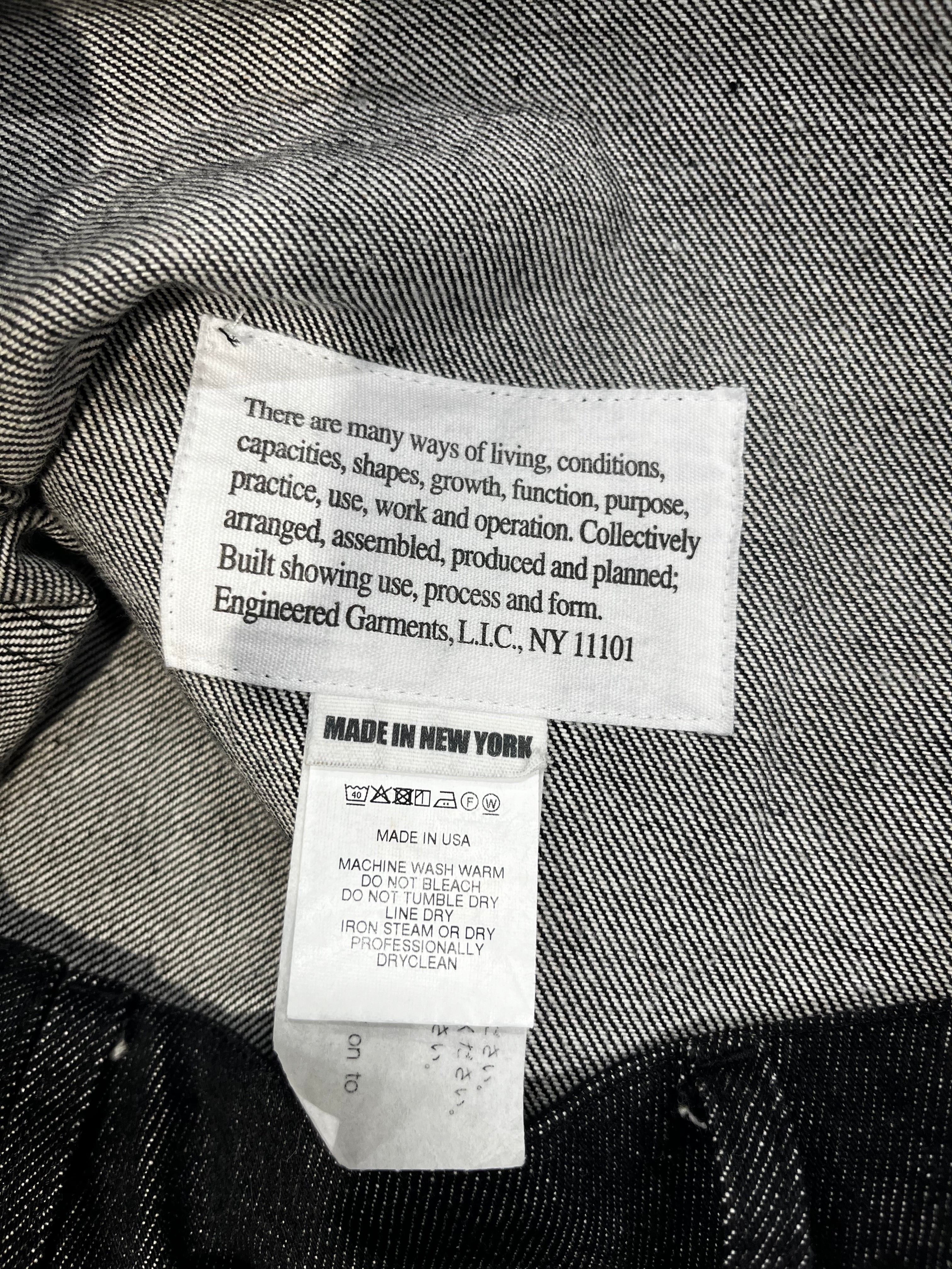 Engineered Garments/Carpenter Pants/M/Denim/BLK/baggy view 4