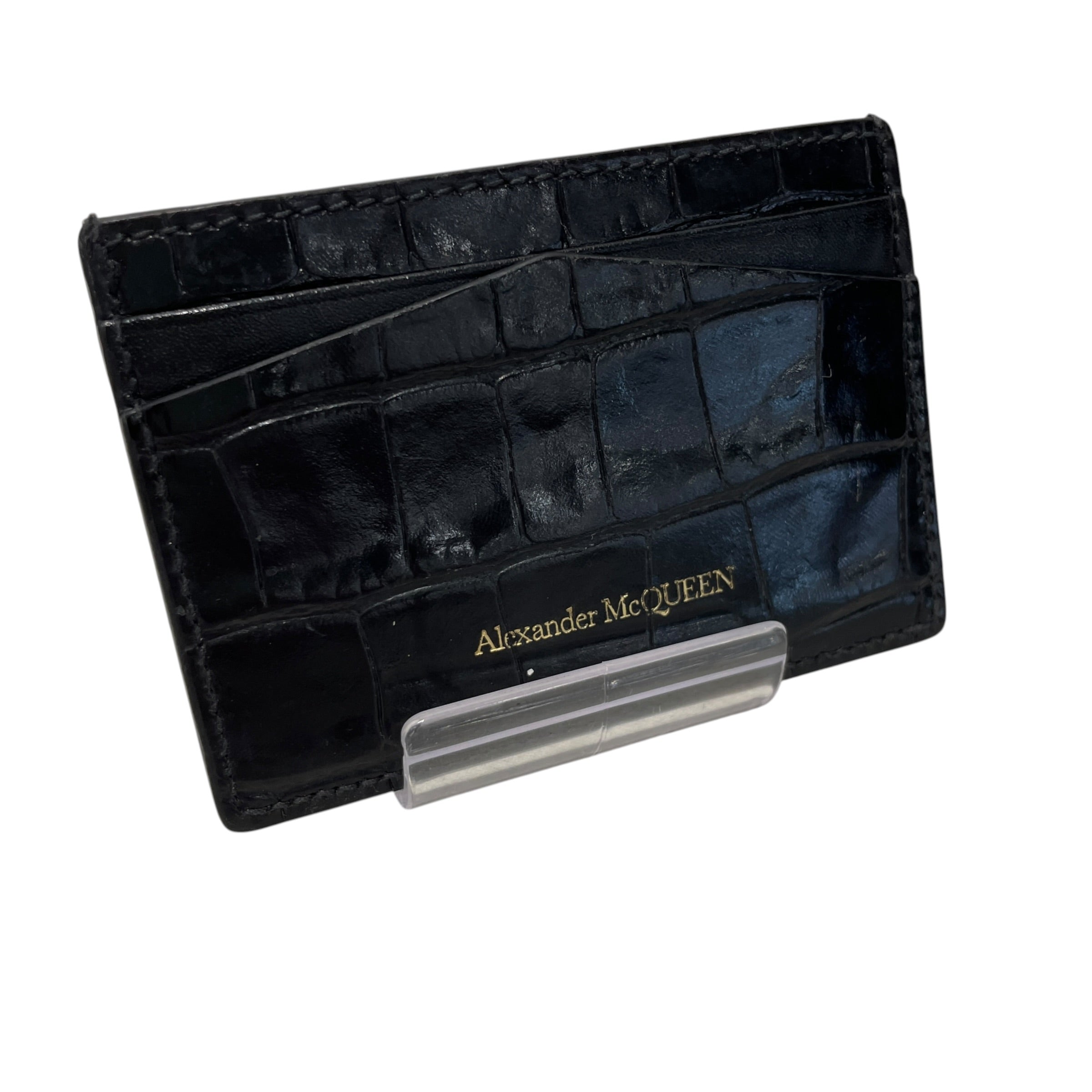 Alexander McQueen/Wallet/Acrylic/BLK/M's/ view 2