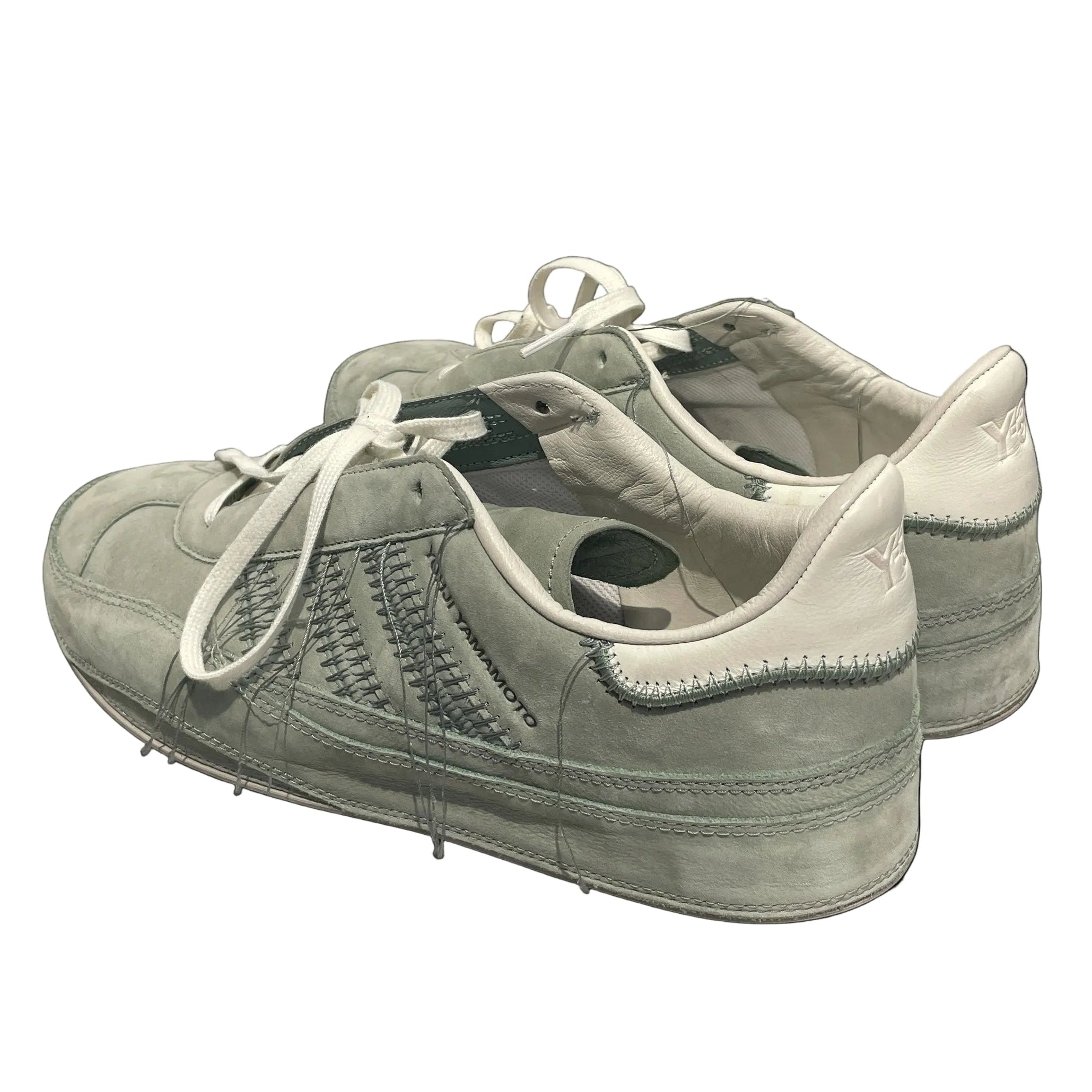 Y-3/adidas/Low-Sneakers/US 10/Suede/GRN/gazelle view 2