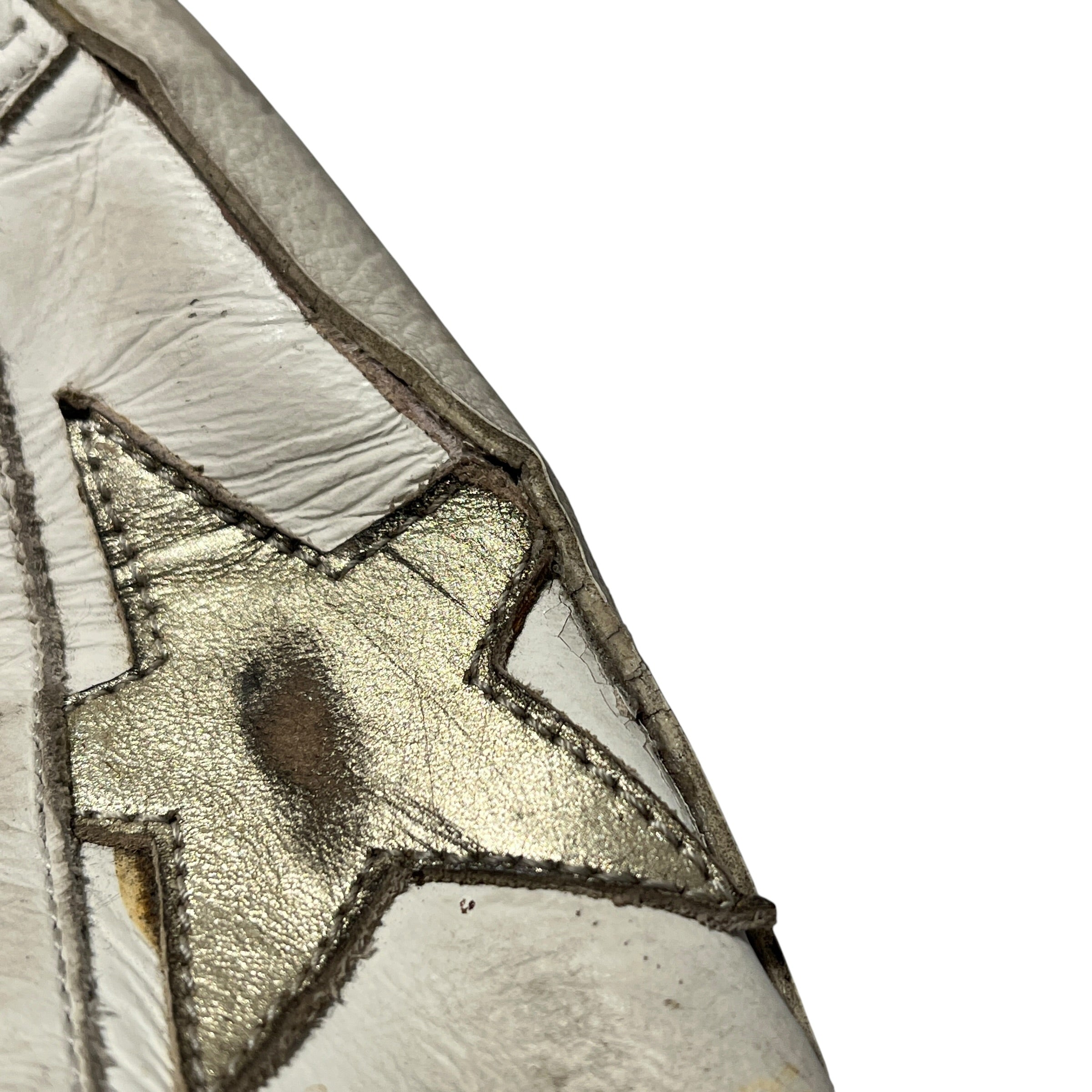 GOLDEN GOOSE/Low-Sneakers/US 6/Leather/WHT/golden star view 26