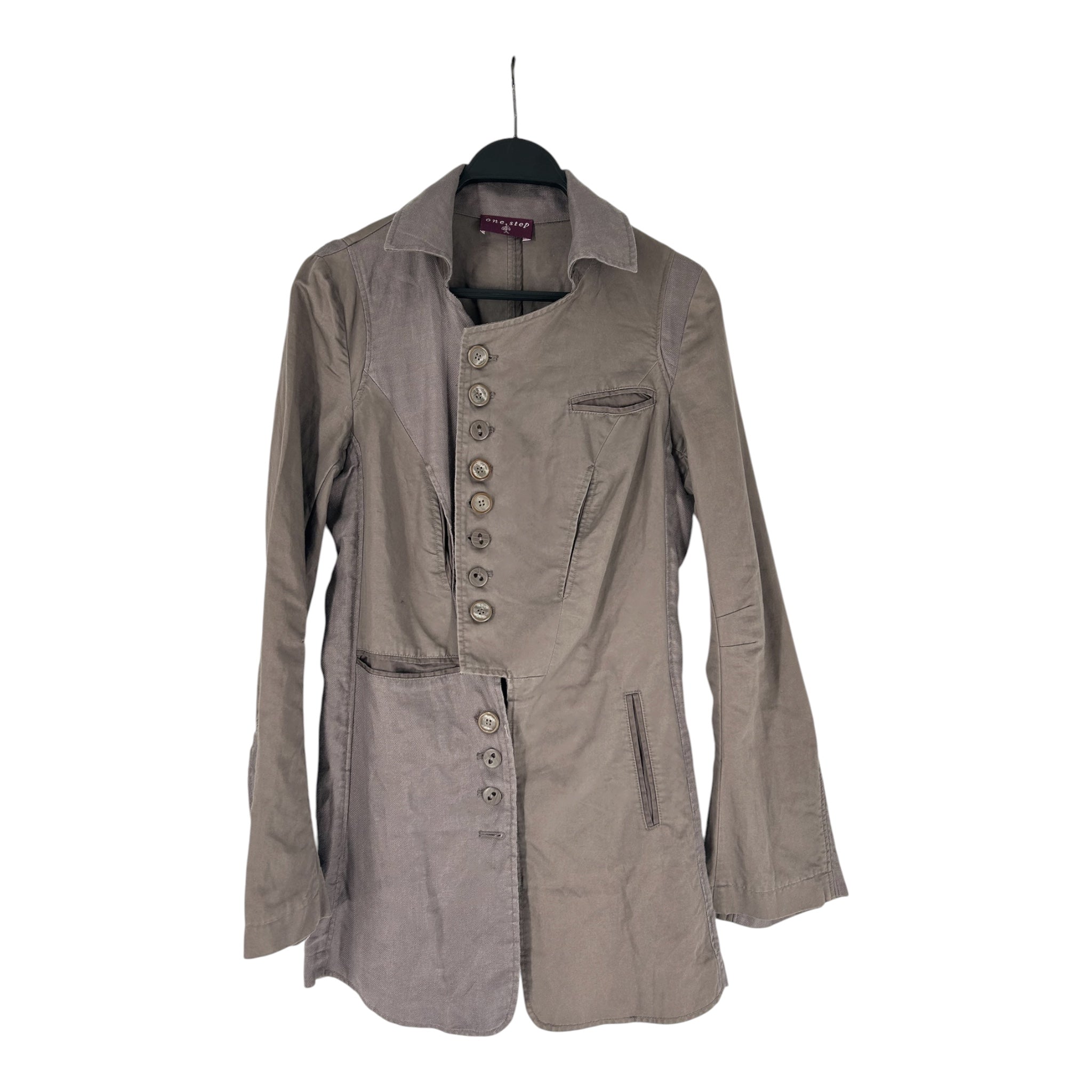 one step/Jacket/36/Cotton/GRY/buttons view 1