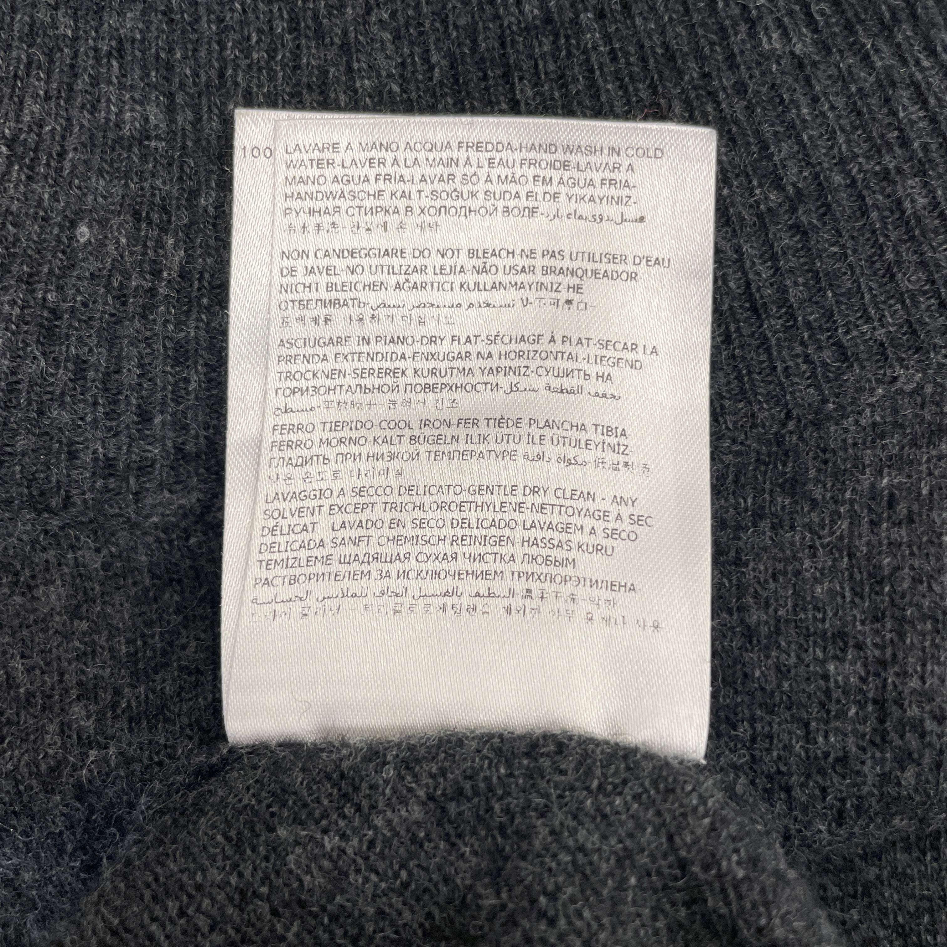 MONCLER/Sweater/M/All Over Print/Wool/GRY/ view 3
