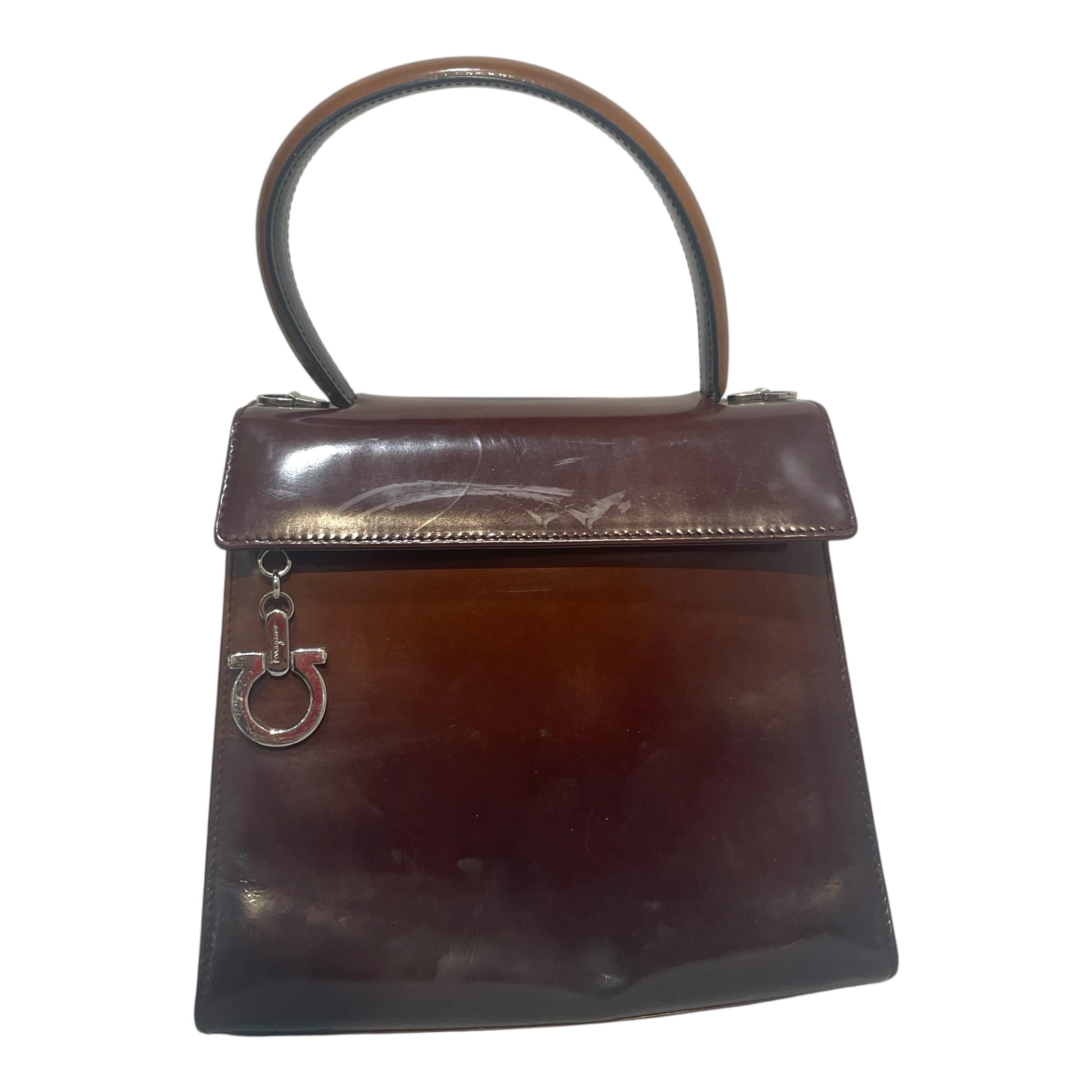 Salvatore Ferragamo/Bag/Leather/BRW/Ombre Handbag view 1