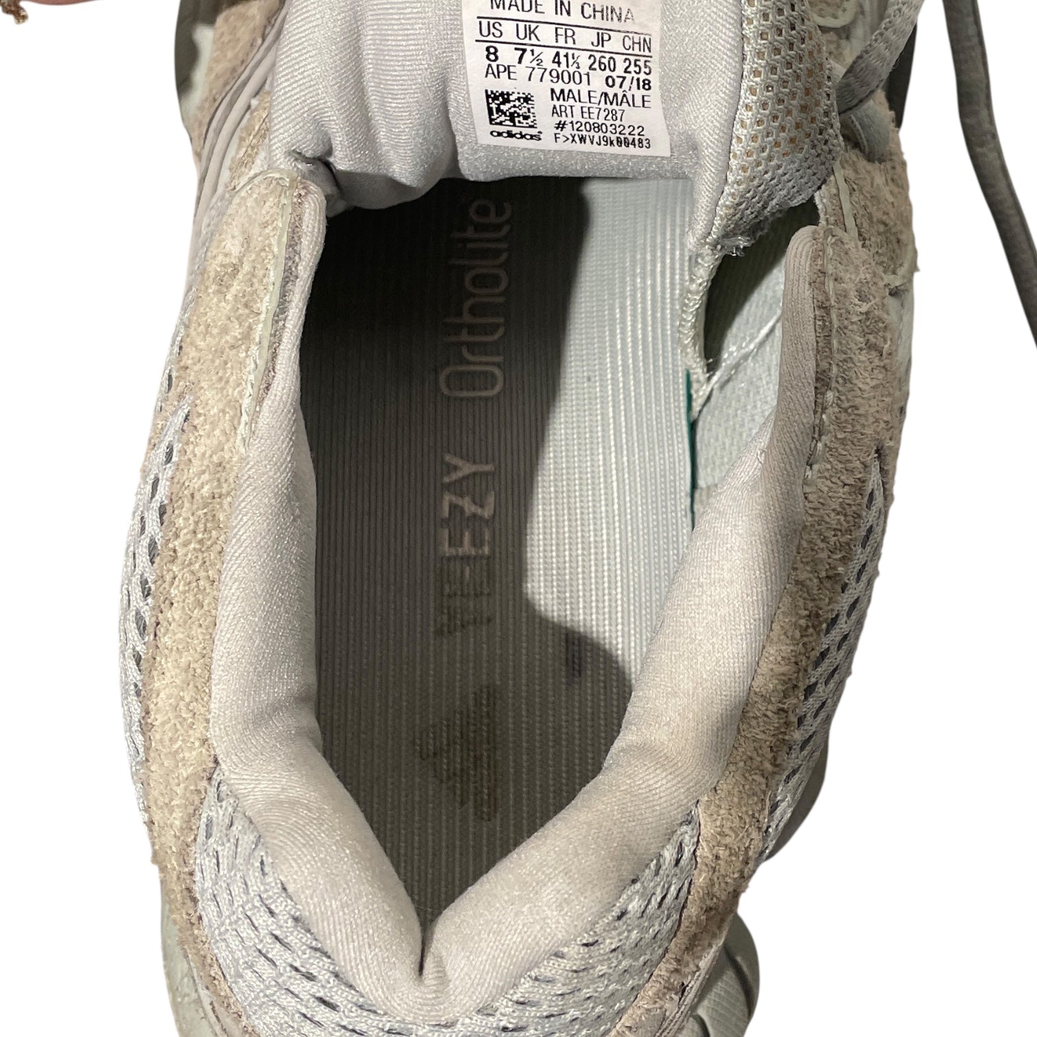 YEEZY/Low-Sneakers/US 8/Nylon/GRN/YEEZY 500 Salt Colorway view 3