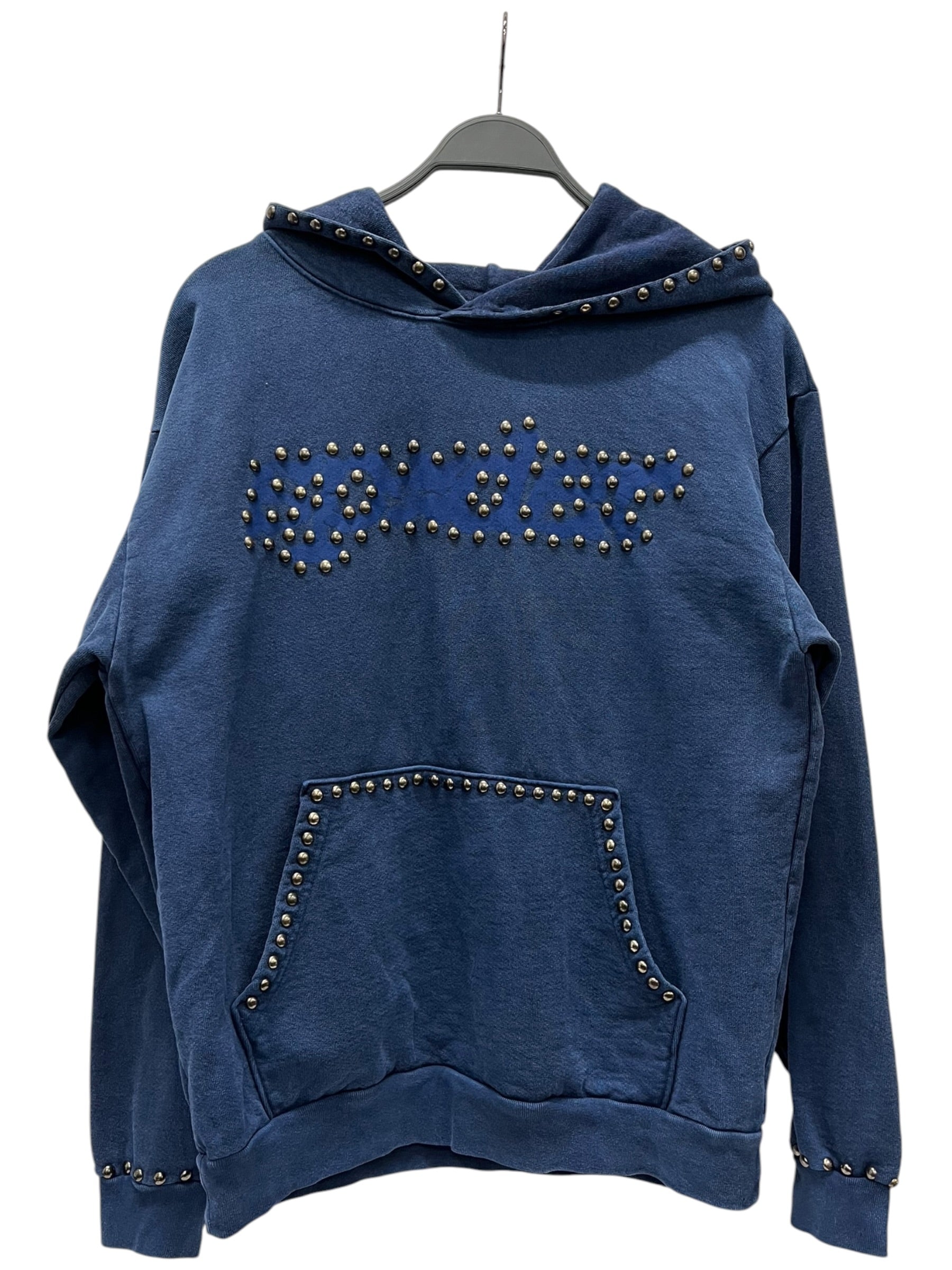 Sp5der/Hoodie/M/Cotton/NVY/ view 1
