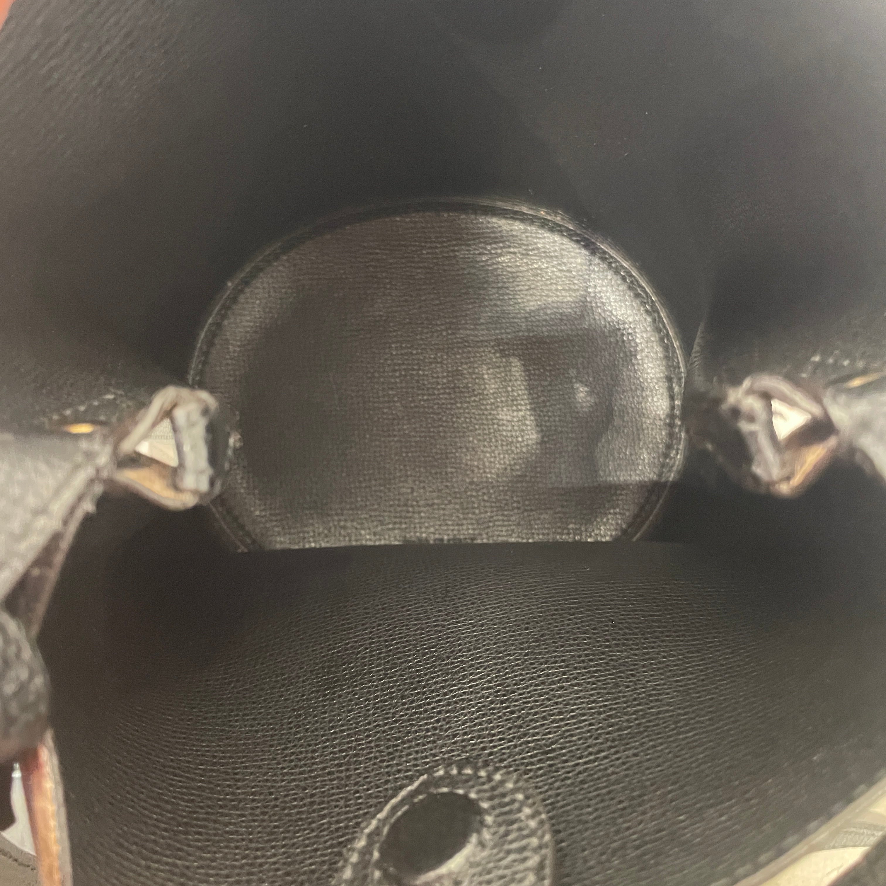 BURBERRY LONDON/Bag/Leather/KHK/NOVA CHECK LORNE BUCKET view 5
