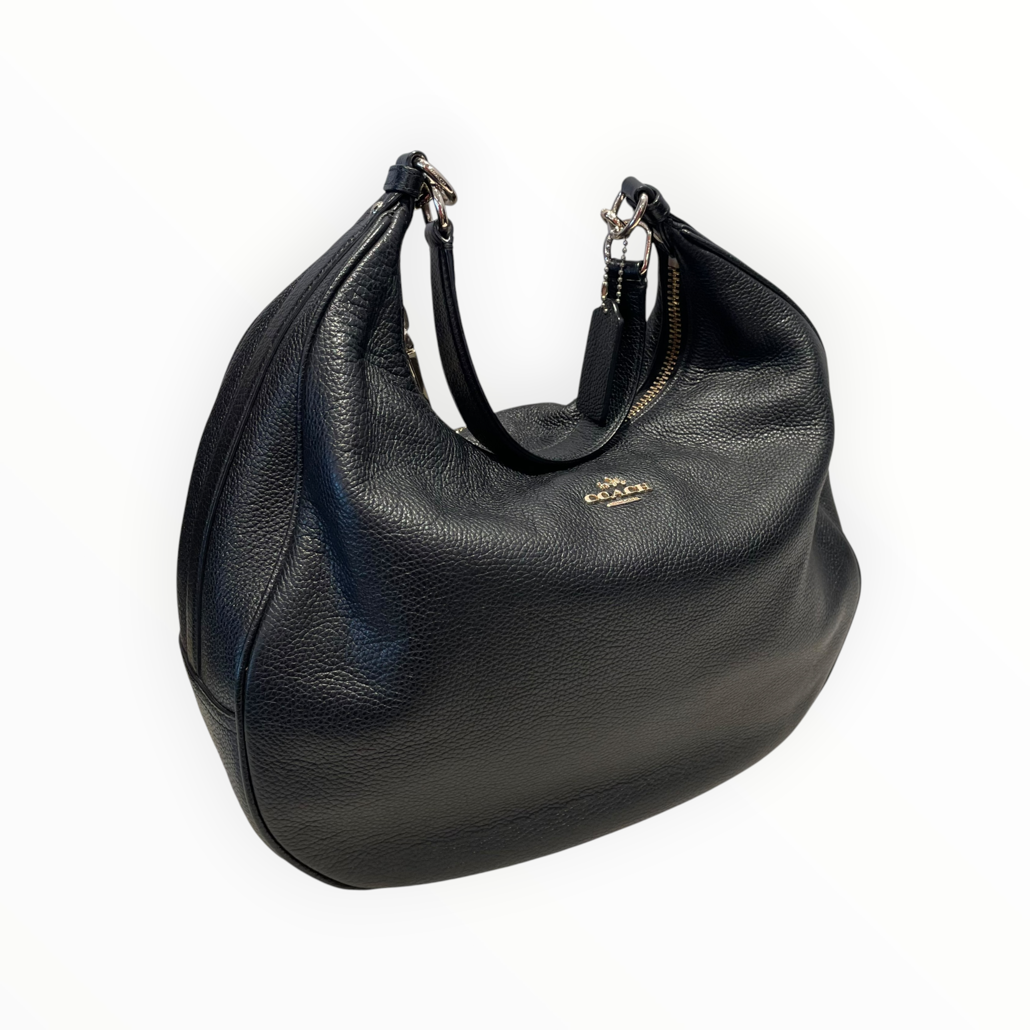 COACH/Hand Bag/Leather/BLK/Teri Hobo view 4