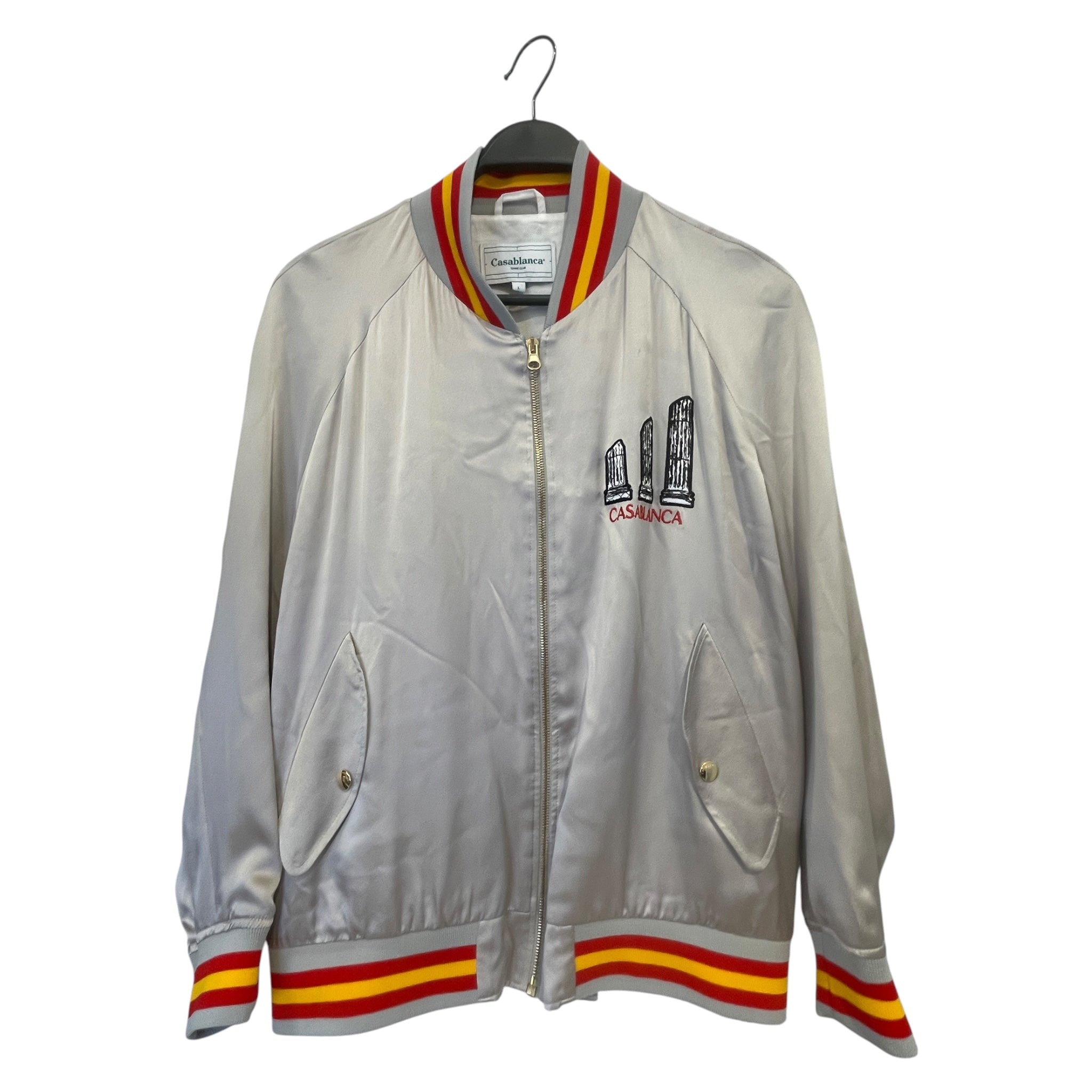 CASABLANCA/Souvenir Jkt/L/Silk/SLV/ view 1