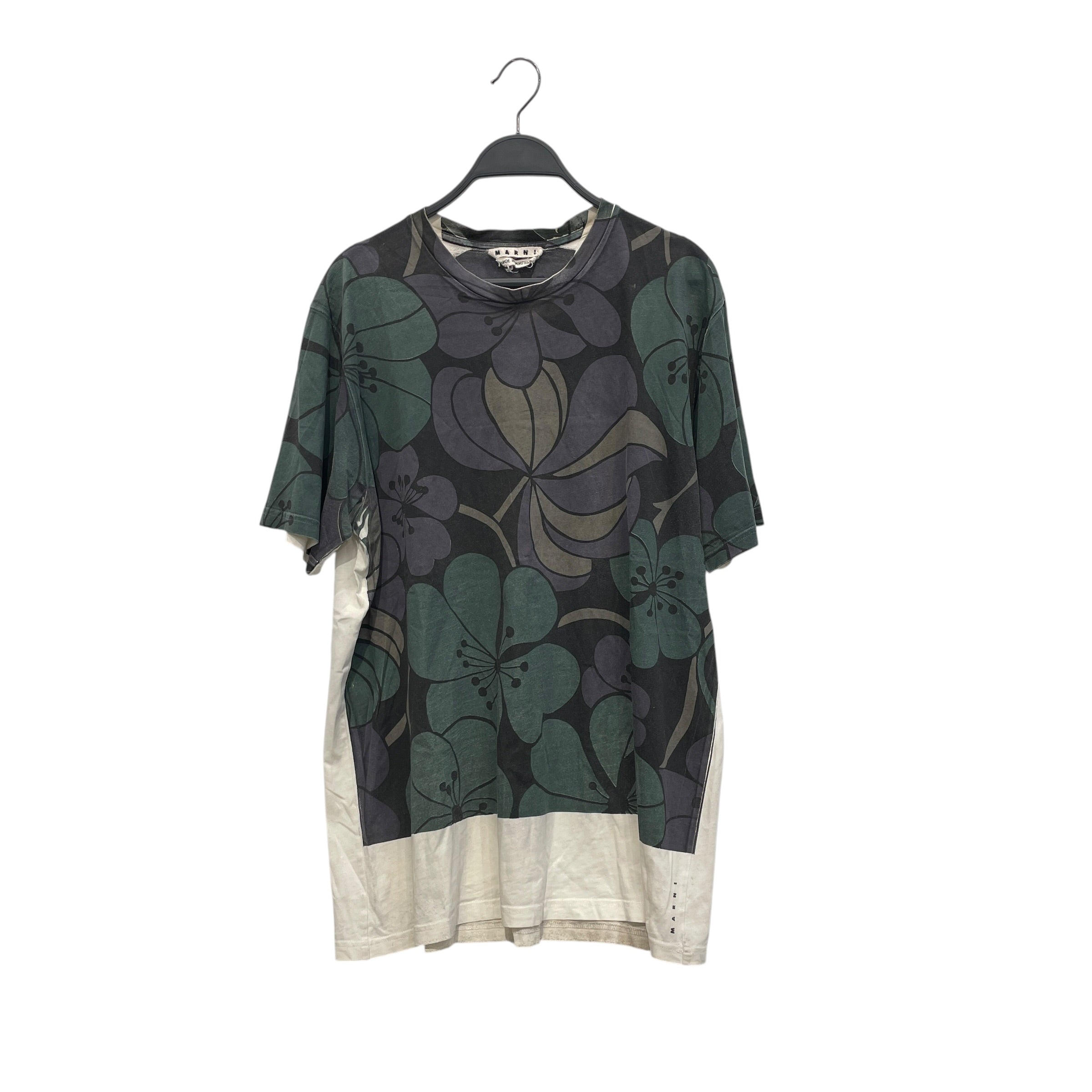 MARNI/T-Shirt/50/Cotton/WHT/Graphic/FLORAL GRAPHIC PRINT view 1