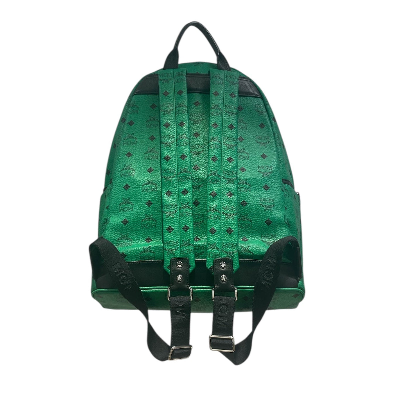 MCM/Backpack/Monogram/Leather/GRN/ view 2