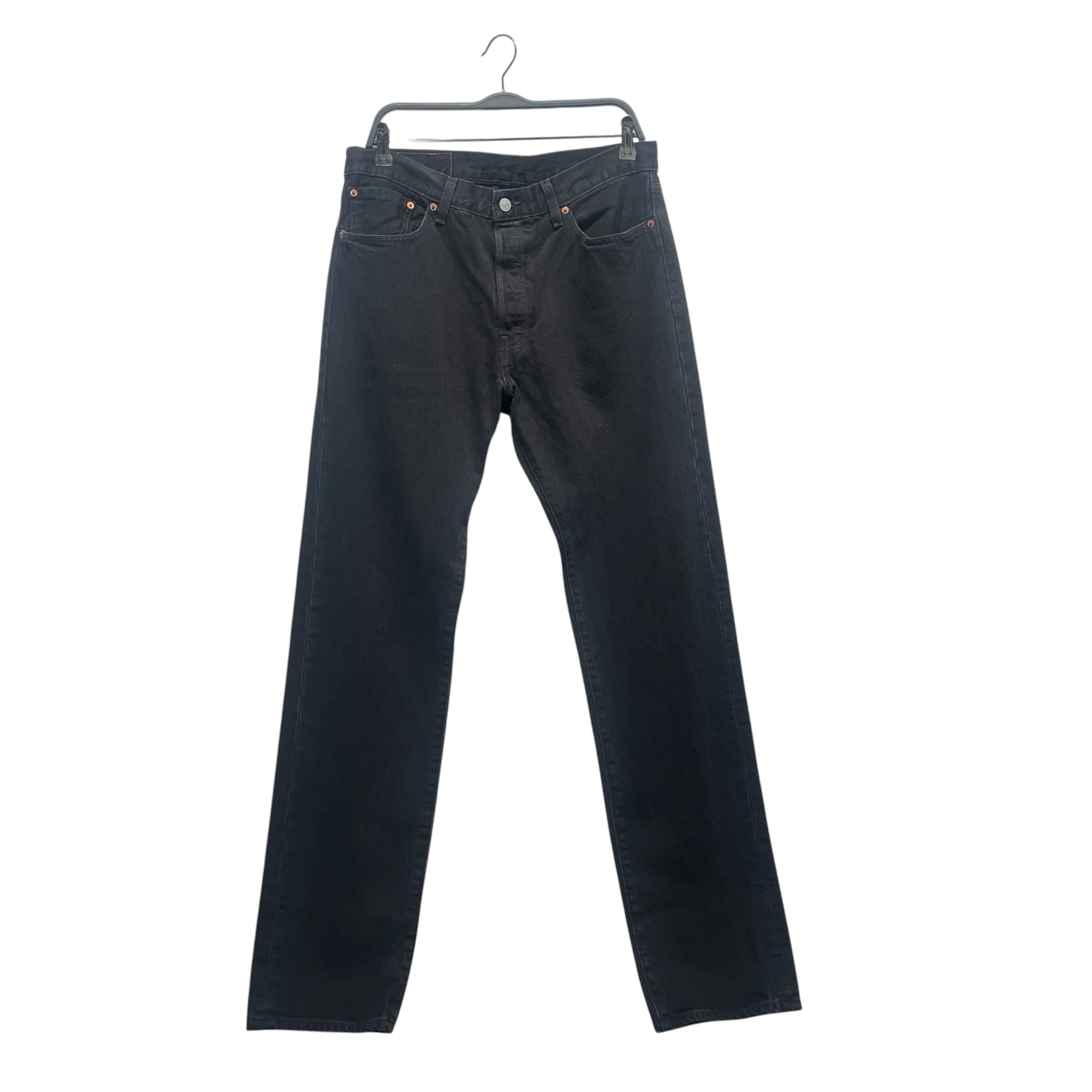 DENIM TEARS/Pants/34/Cotton/BLK/ view 1