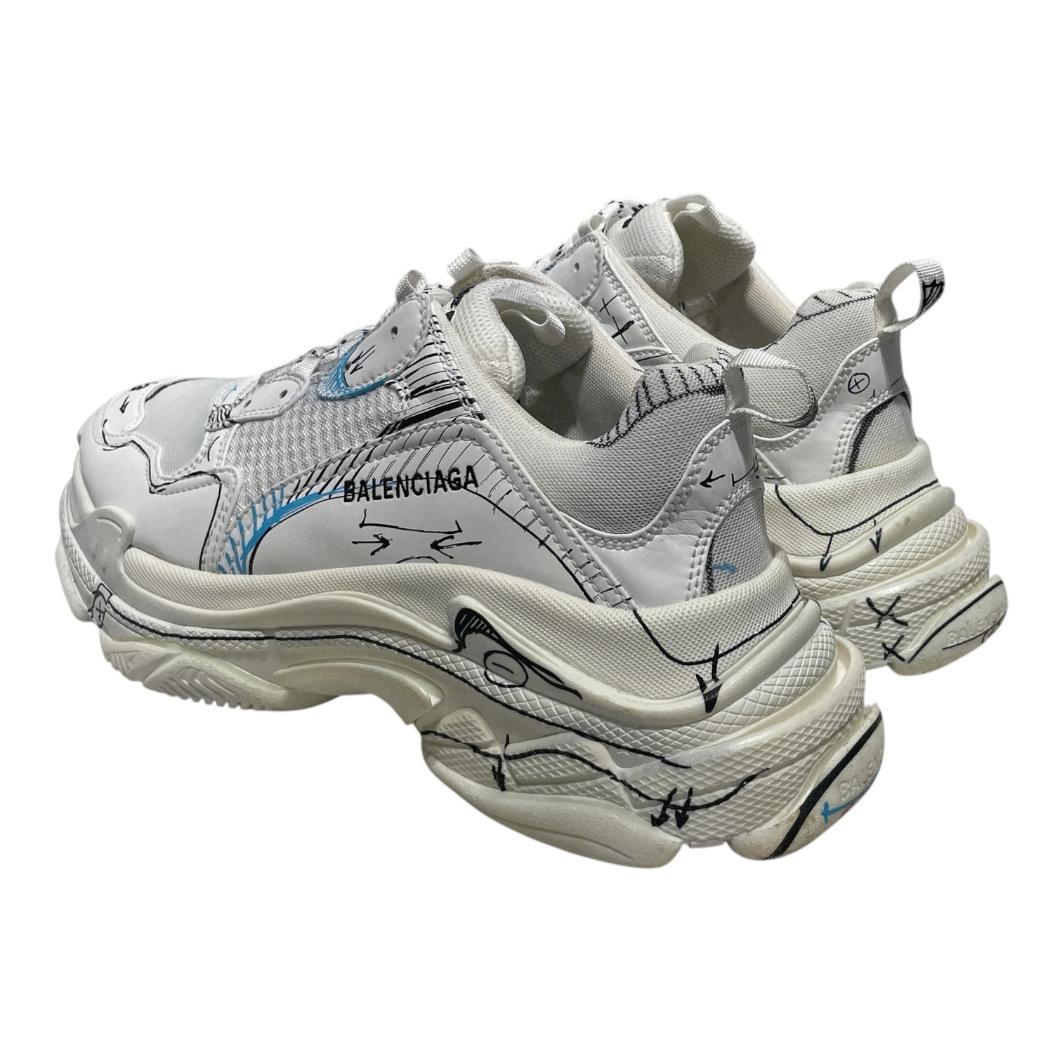 BALENCIAGA/Shoes/US 10/Leather/WHT/ view 2