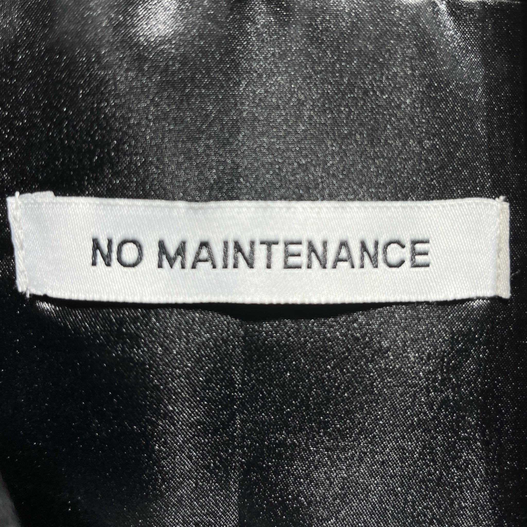 NO MAINTENANCE/Leather Jkt/M/Leather/BLK/ view 3