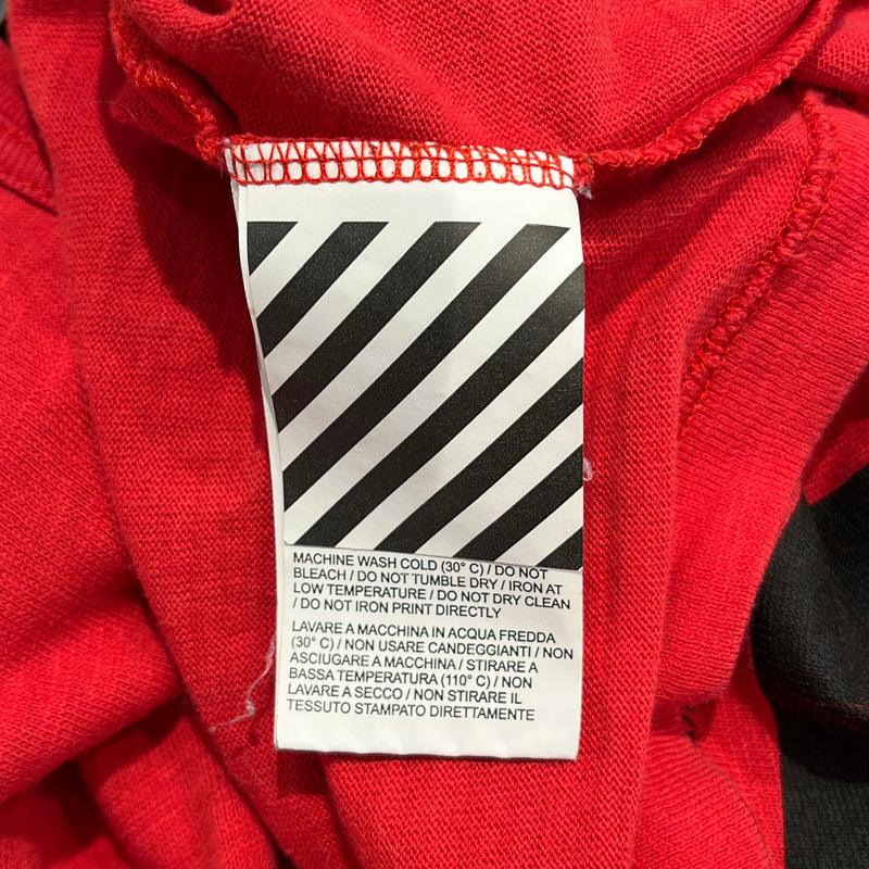 OFF-WHITE/T-Shirt/M/Cotton/RED/MONA LISA