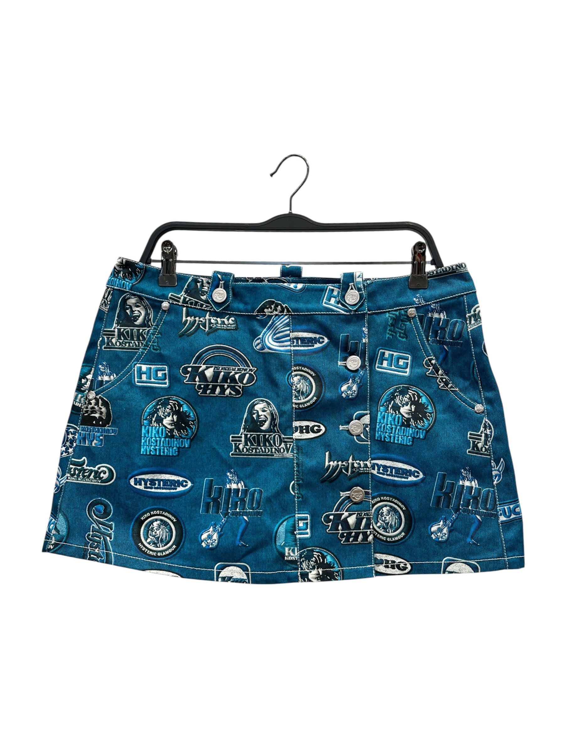 HYSTERIC GLAMOUR/Kiko Kostadinov/Skirt/L/Cotton/BLU/ view 1