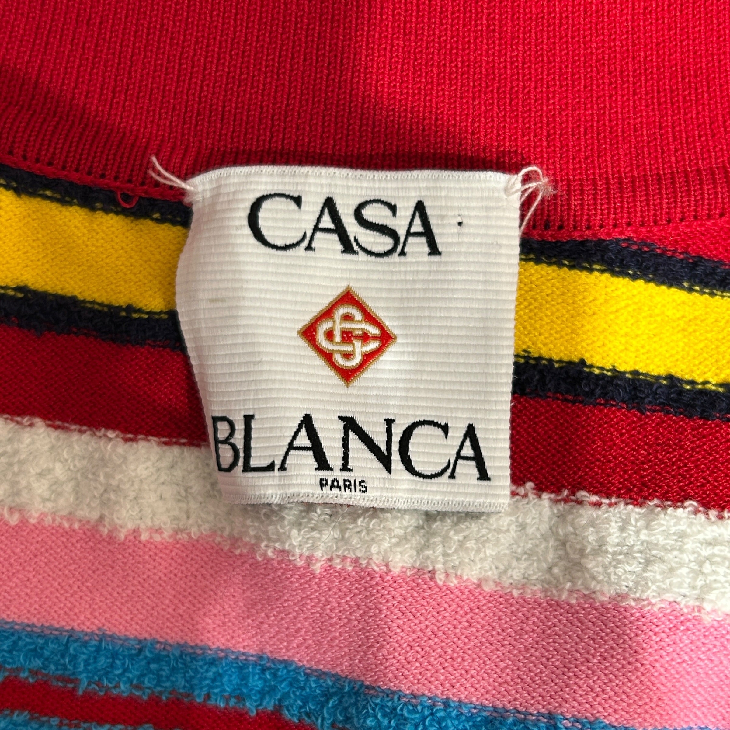 CASABLANCA/Polo, Rugby/M/Stripe/Cotton/RED/blue/pink/yellow stripes view 3
