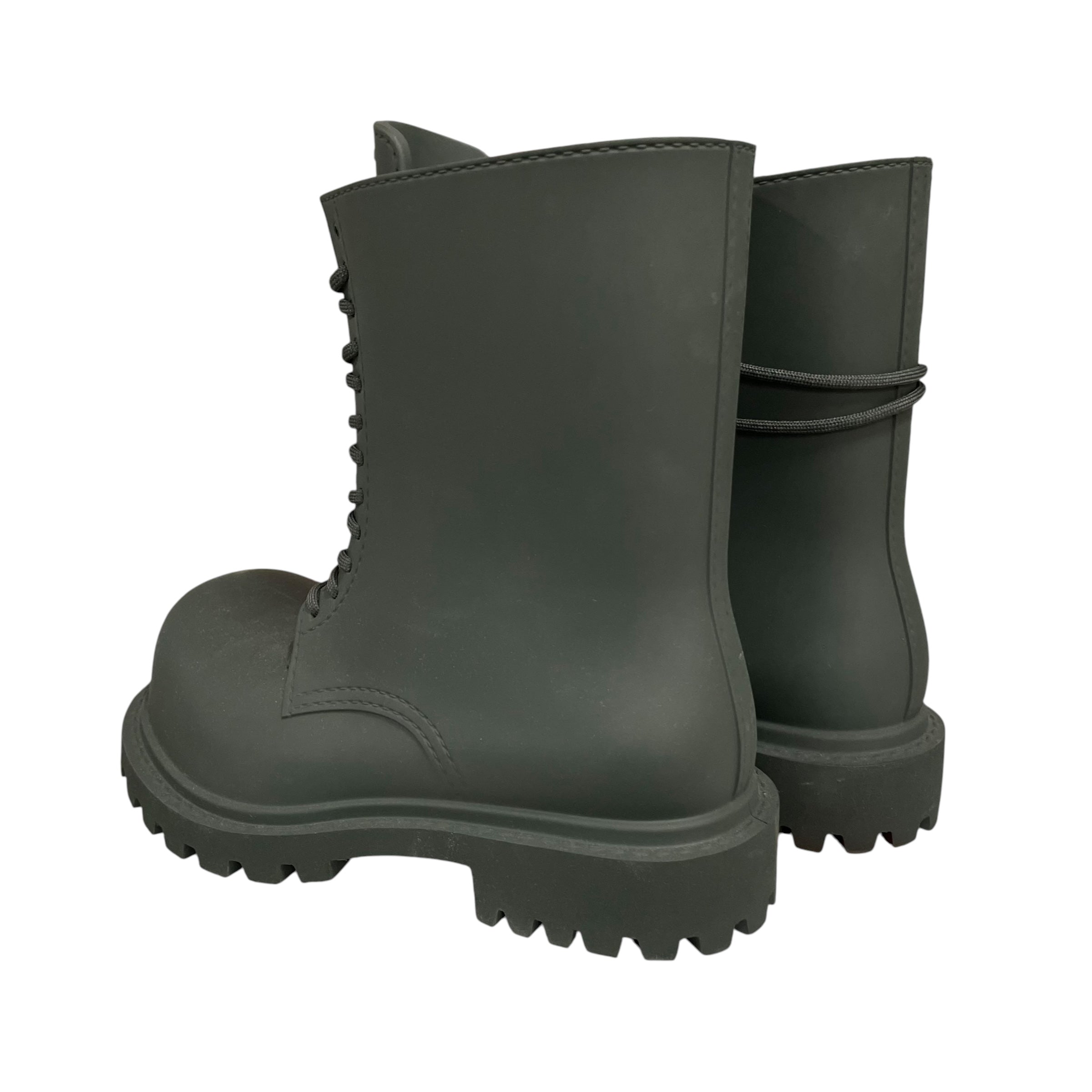 BALENCIAGA/Lace Up Boots/EU 42/BLK/steroid boot view 2