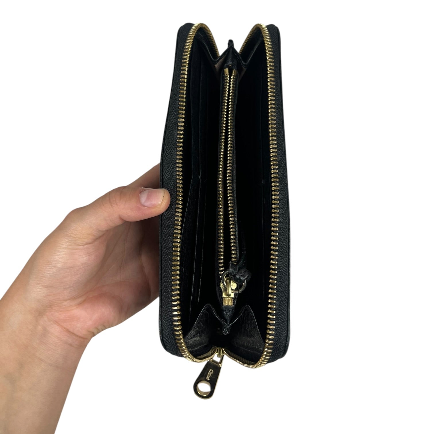 Chloe/Long Wallet/Leather/BLK/L's/Metal bow view 3
