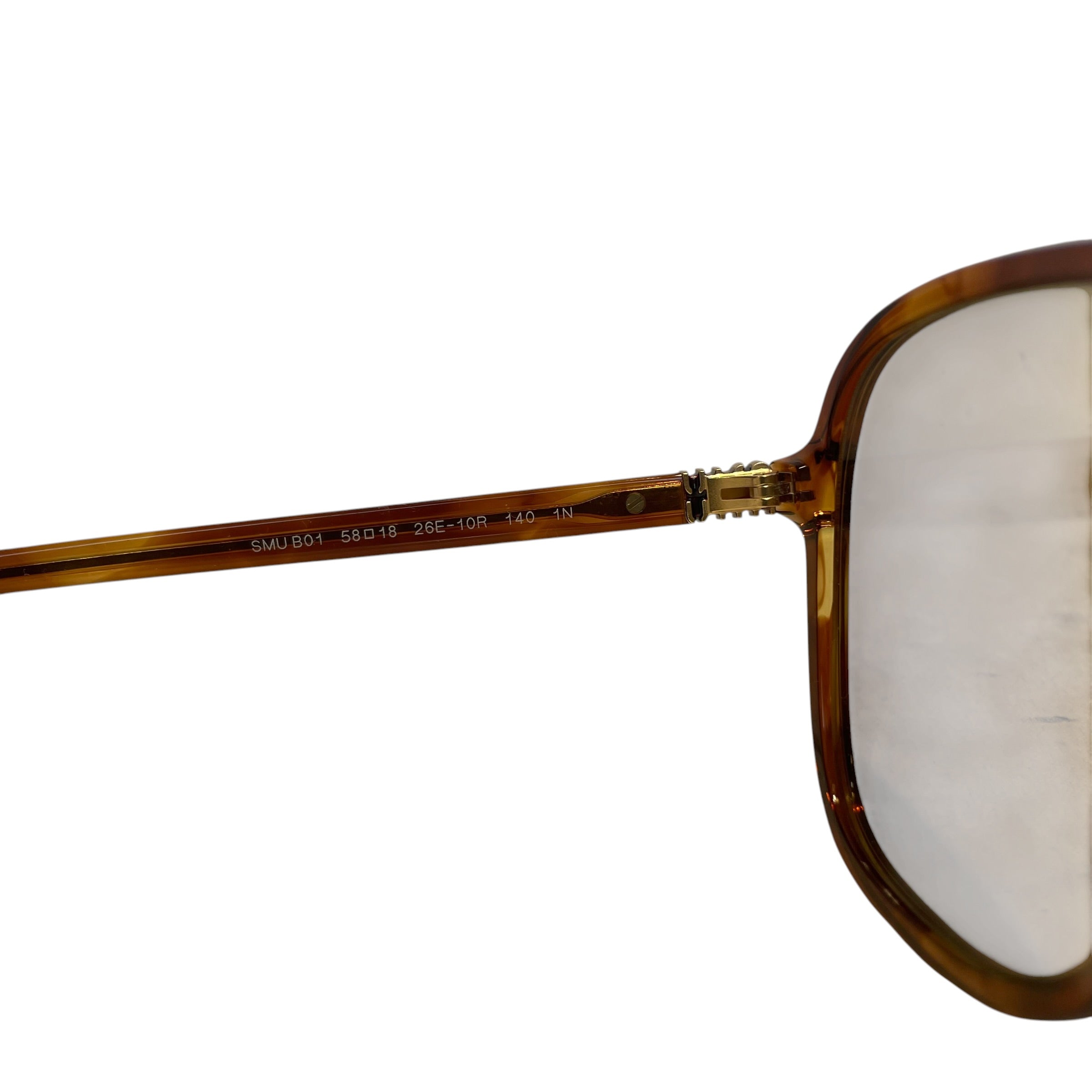 MIU MIU/Sunglasses/Plastic/BRW/L's/SMUB01/BIG FRAMES/GLD view 5