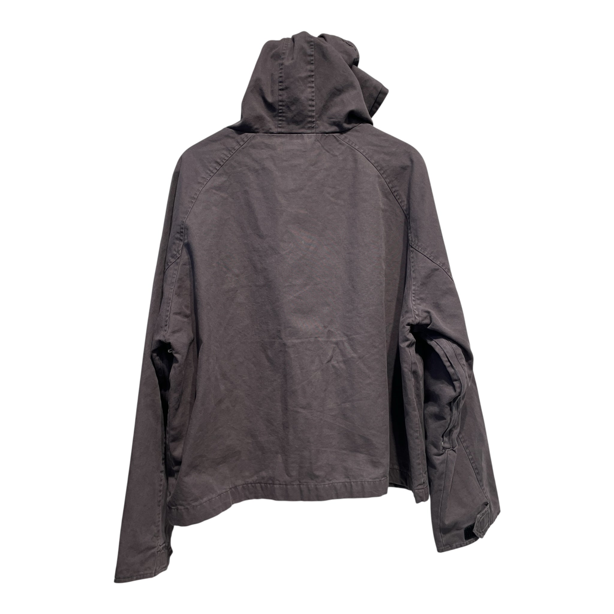 YEEZY/Military Jkt/XL/Cotton/GRY/hooded silver snap view 2