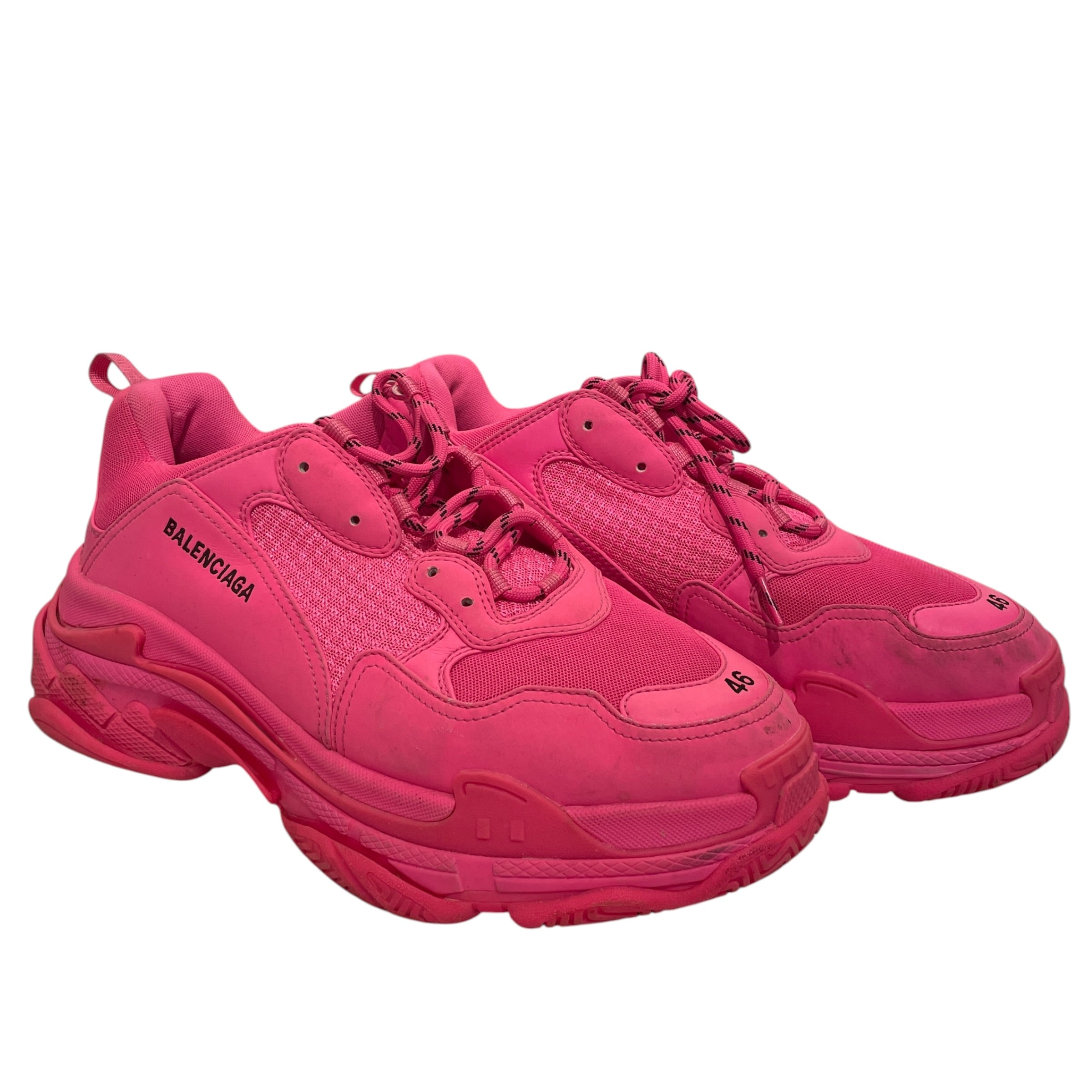 BALENCIAGA/Low-Sneakers/US 13/PNK/Triple S "Pink" view 1