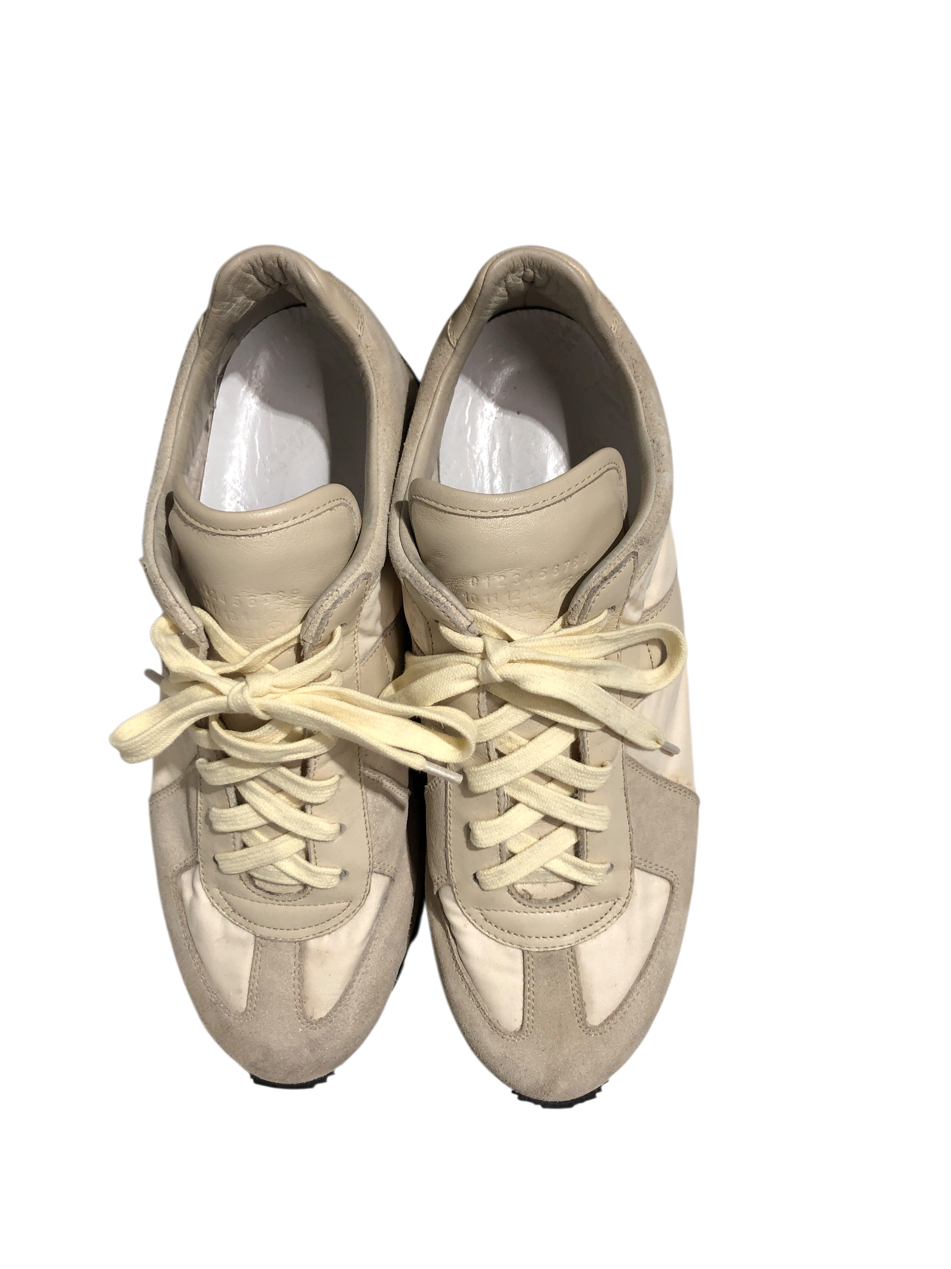 Maison Margiela/Low-Sneakers/EU 42/Cotton/CRM/Retro Runner view 6