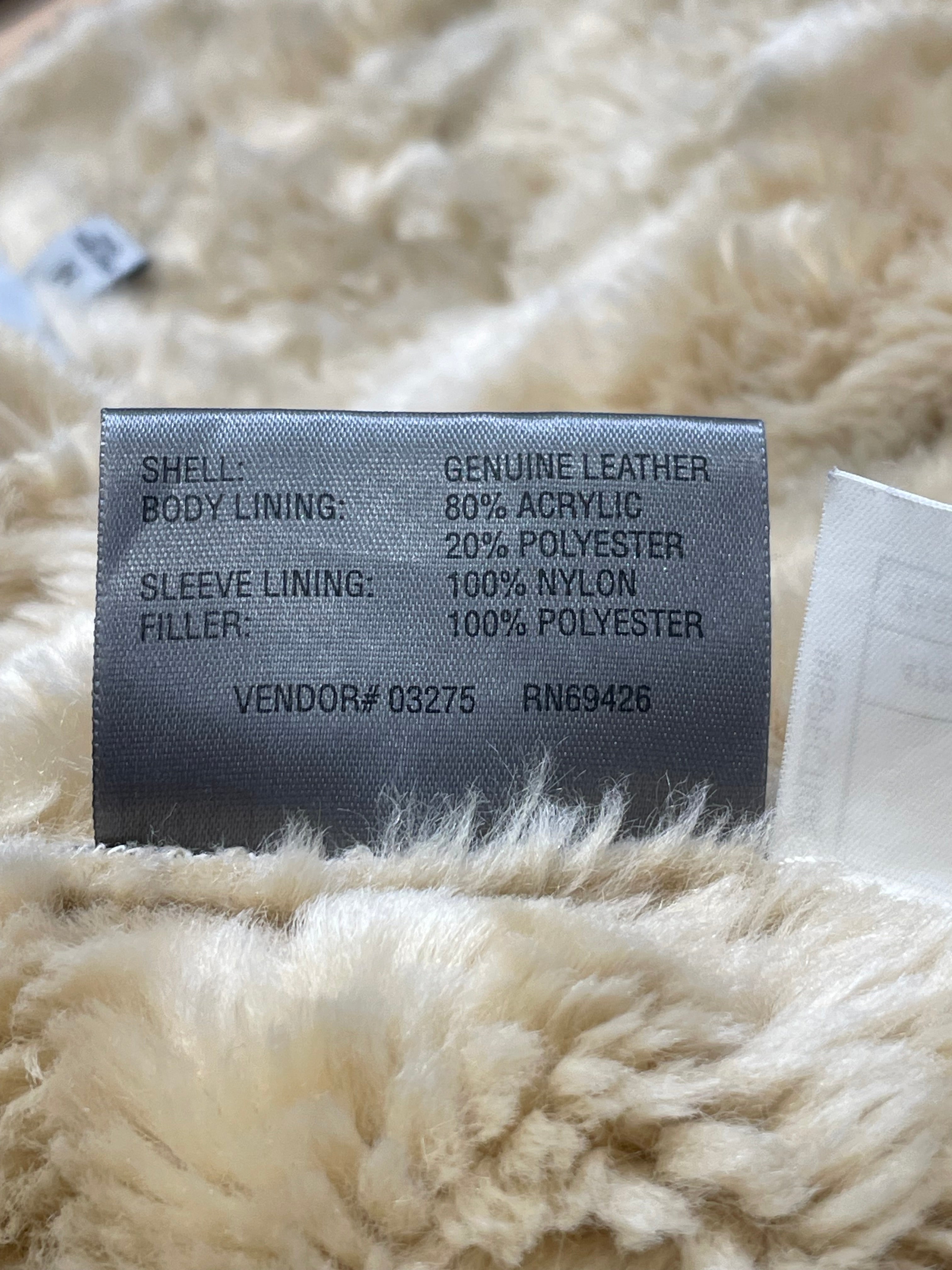 Vintage/Riders Jkt (W)/M/Leather/BEG/fur lined view 4