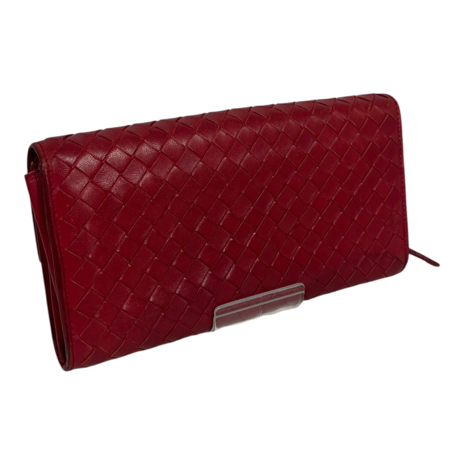 BOTTEGA VENETA/Long Wallet/Leather/RED/L's/Intrecciato view 2