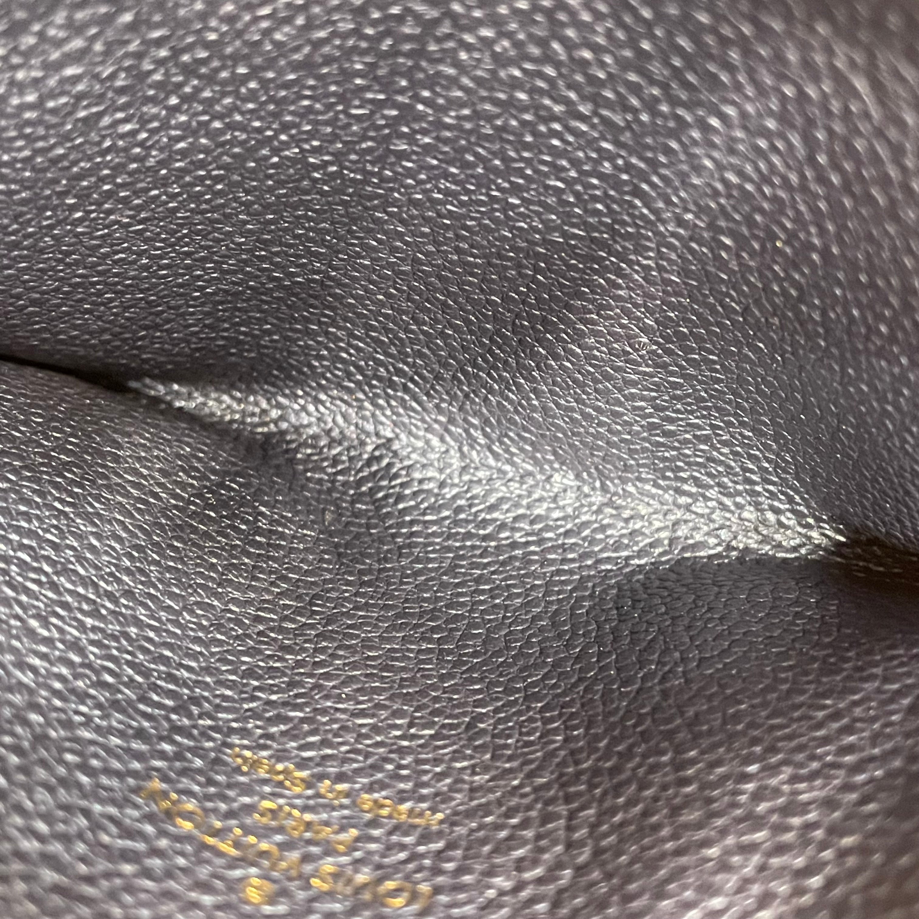 LOUIS VUITTON/Pouch/Monogram/Leather/BLU/Zippered Pouch Empreinte LTHER view 6