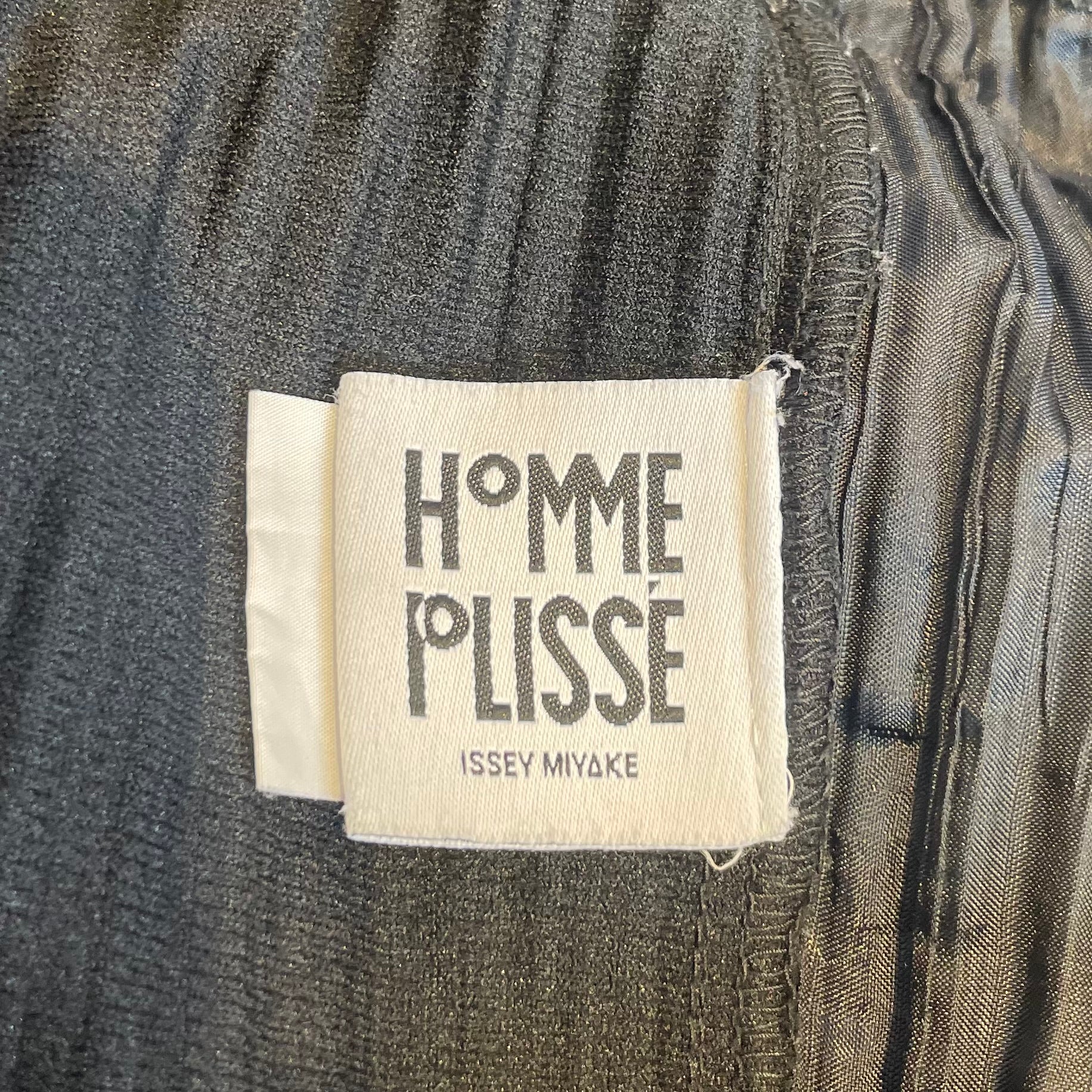 ISSEY MIYAKE/Slacks/3/Cotton/BLK/homme plisse high water view 4