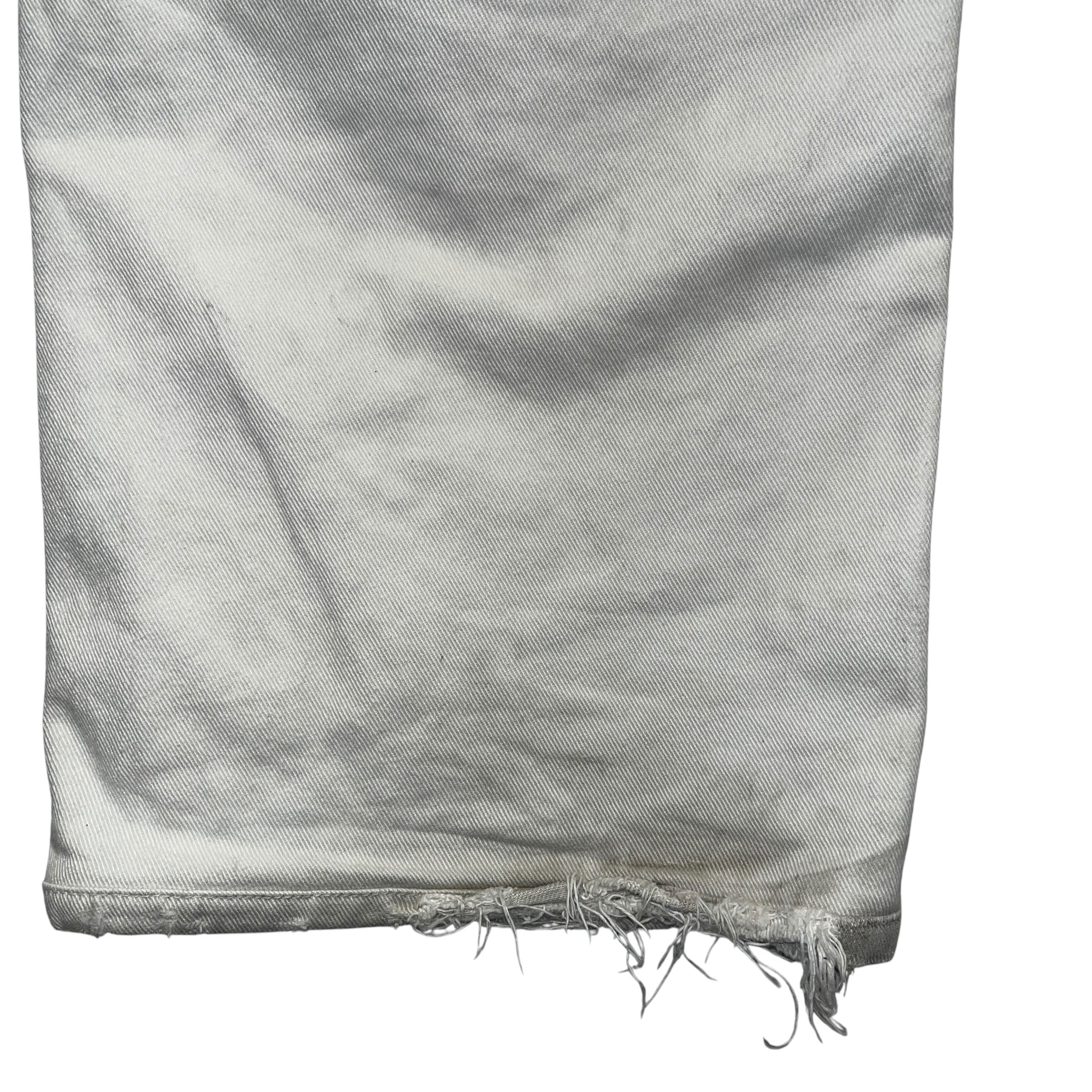 HERON PRESTON/Pants/34/Denim/WHT/Distressed/Distressed Dbl-Knee Carpenter view 14