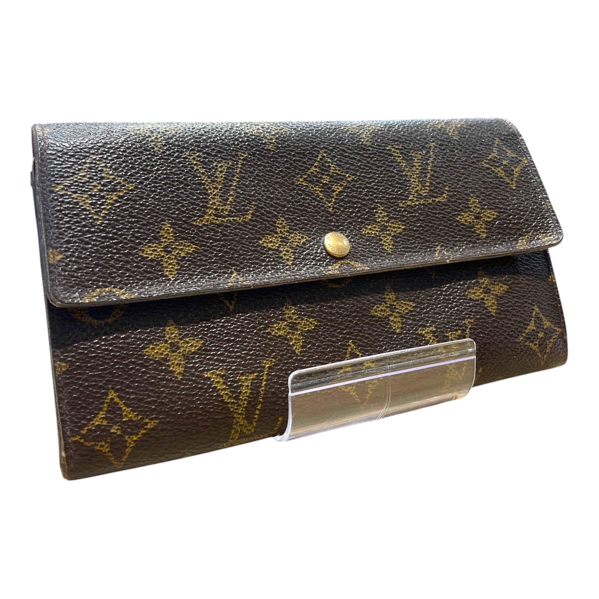 LOUIS VUITTON/Bifold Wallet/Monogram/Leather/BRW/L's/Sarah Wallet view 1