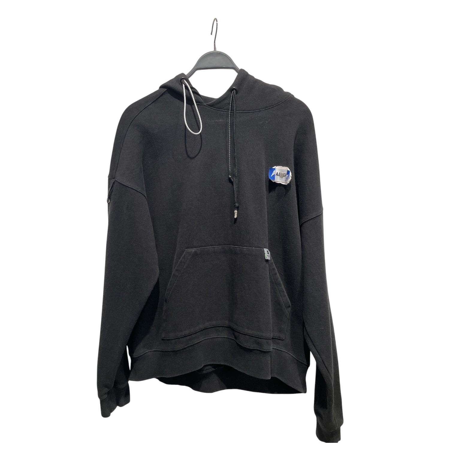 ADER ERROR/Hoodie/3/Cotton/BLK/Long Length/Button Patch view 1